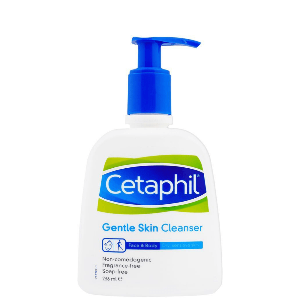 Cetaphil Gentle Skin Cleanser Face Body Dry Sensitive Skin 236ml - TheSkinFit