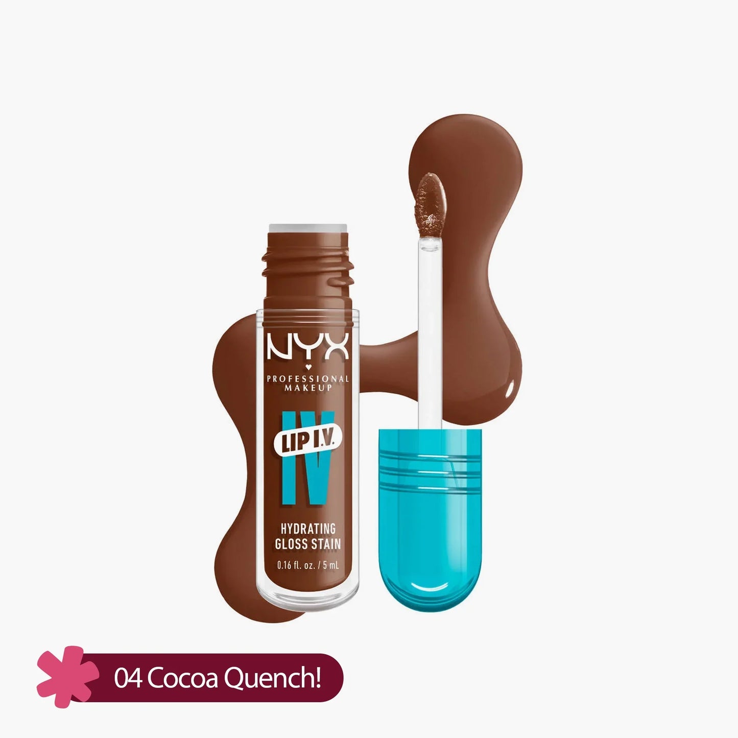 NYX Lip IV Hydrating Gloss Stain 04 Cocoa Quench! 5ml