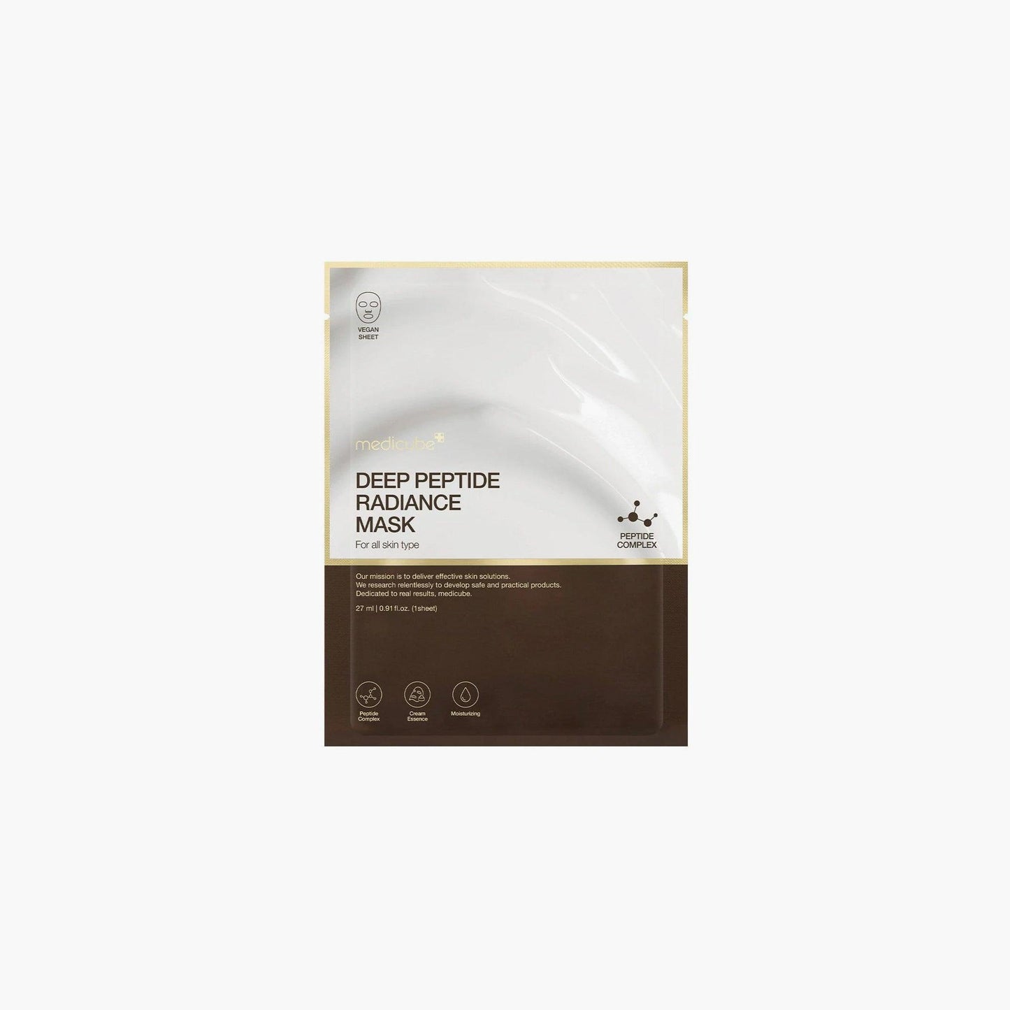 Medicube Deep Peptide Radiance Mask 1 Piece - TheSkinFit