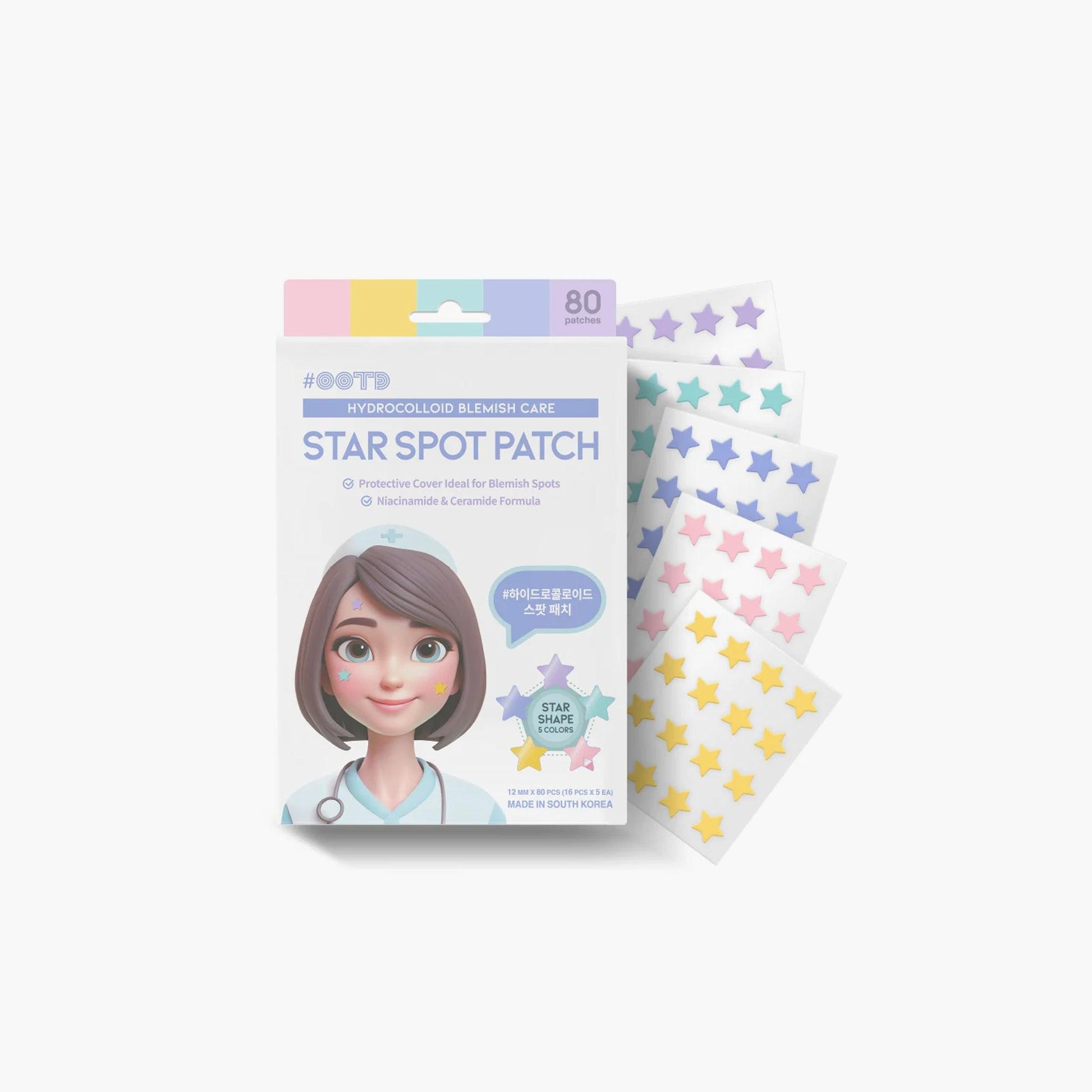 OOTD Beauty Star Spot Patch 80 Patches - TheSkinFit