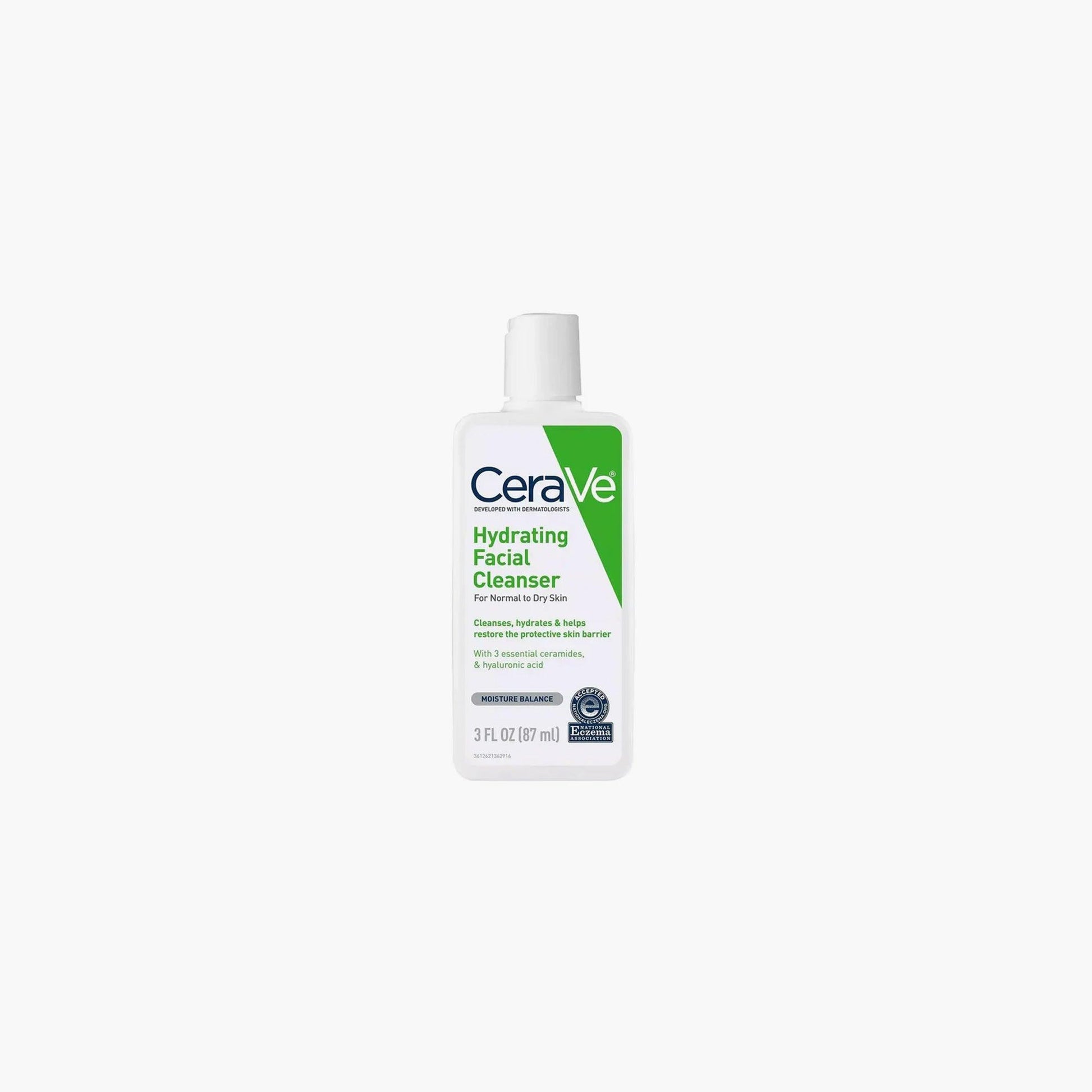 CeraVe Hydrating Facial Cleanser For Normal to Dry Skin 87ml - TheSkinFit
