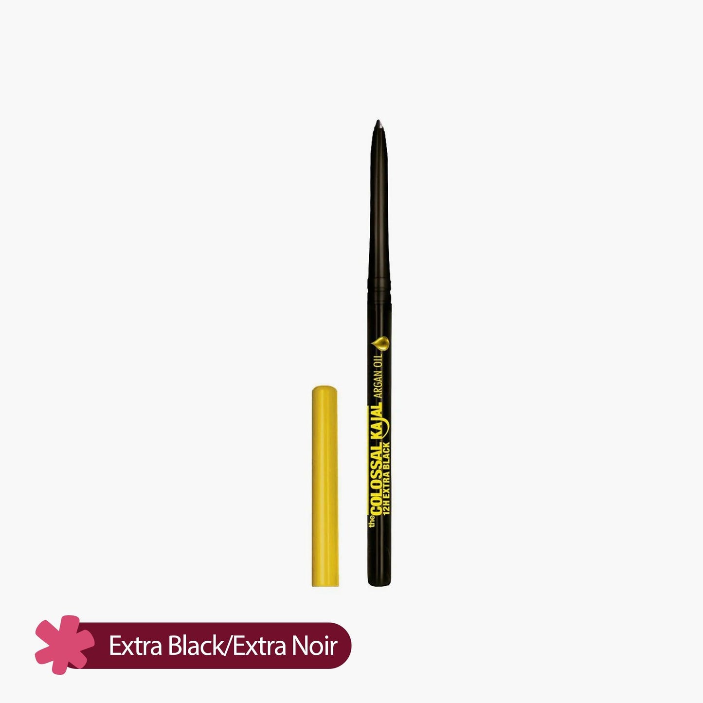Maybelline The Colossal Kajal Argan Oil 12H Extra Black/Extra Noir 1 Piece