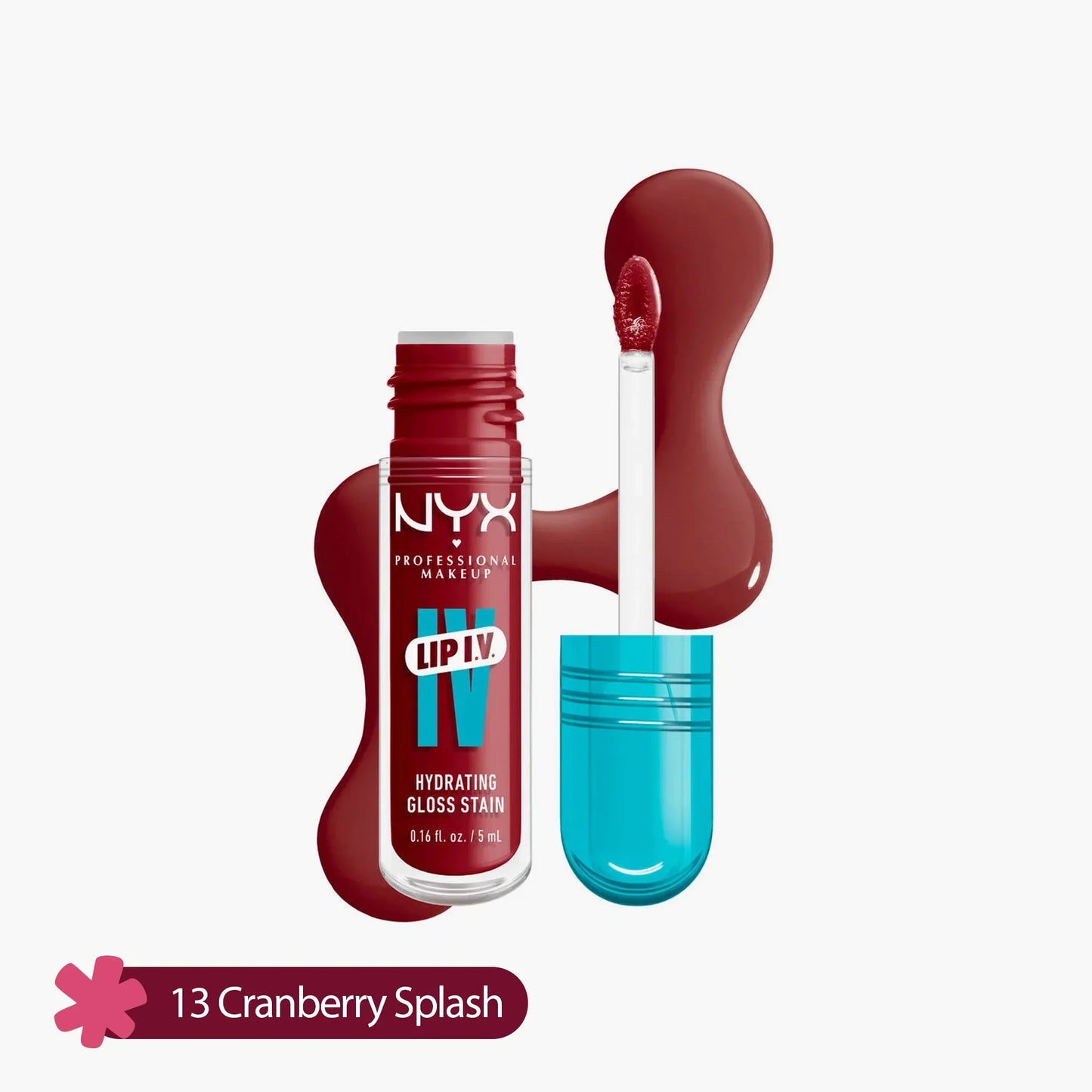 NYX Lip IV Hydrating Gloss Stain 13 Cranberry Splash 5ml