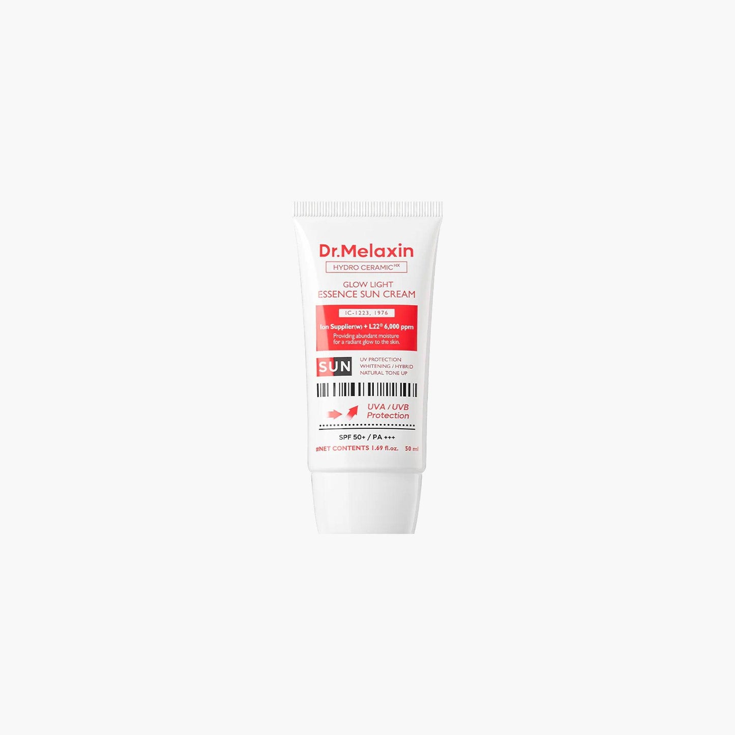 Dr.Melaxin Hydro Ceramic Glow Light Essence Sun Cream SPF50+ PA+++ 50ml - TheSkinFit