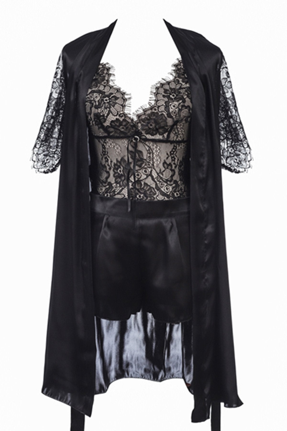 BLS Haunani Silk And Chantilly Top Set