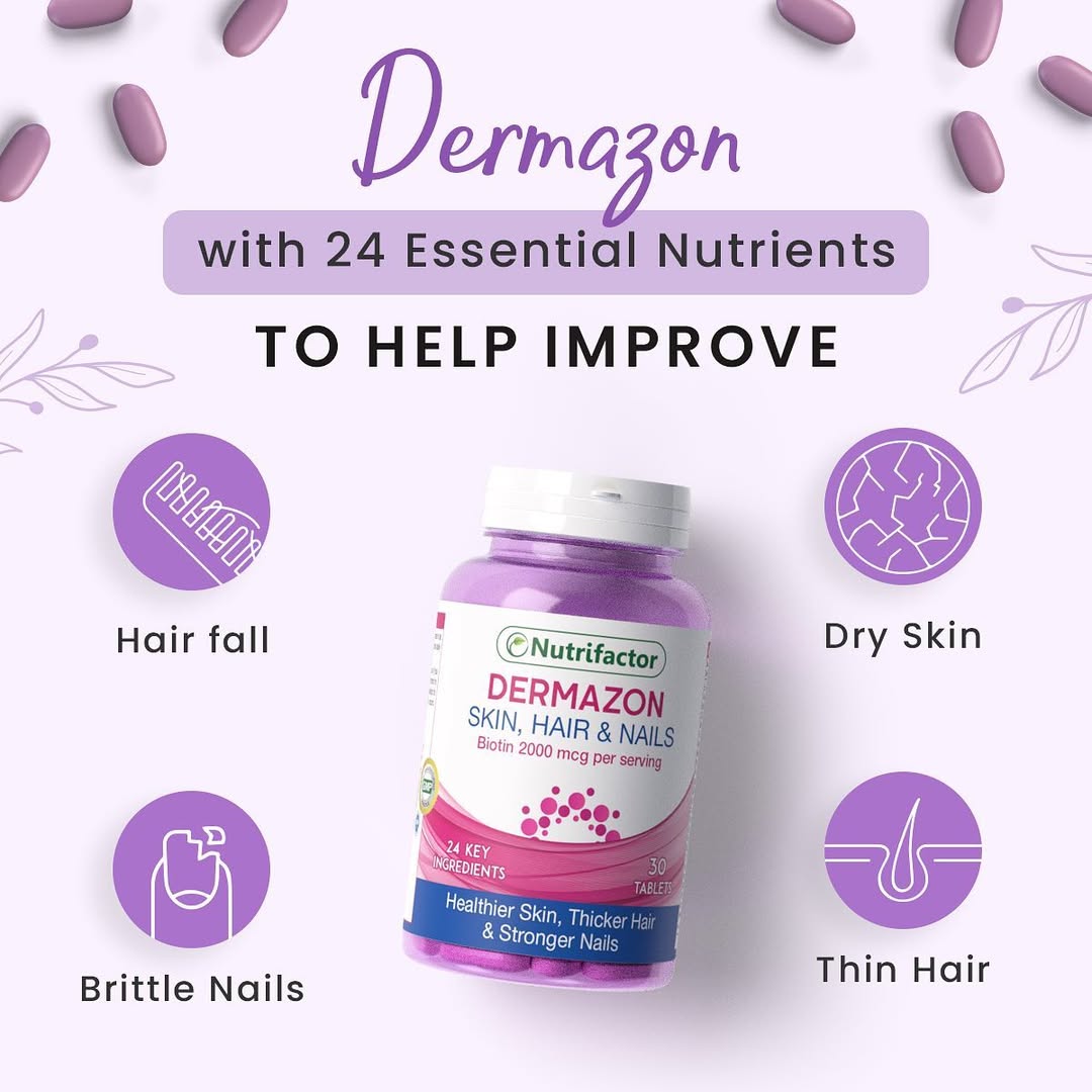 Nutrifactor Dermazon Skin, Hair & Nails Supplements