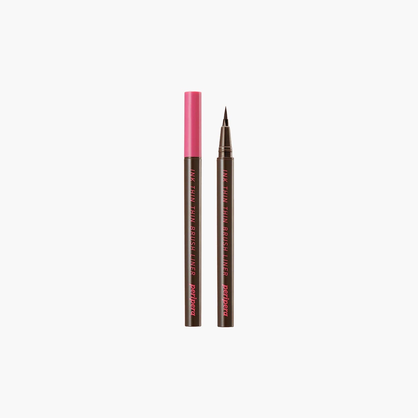 Peripera Ink Thin Thin Brush Liner 02 Brown Film 1 Piece - TheSkinFit