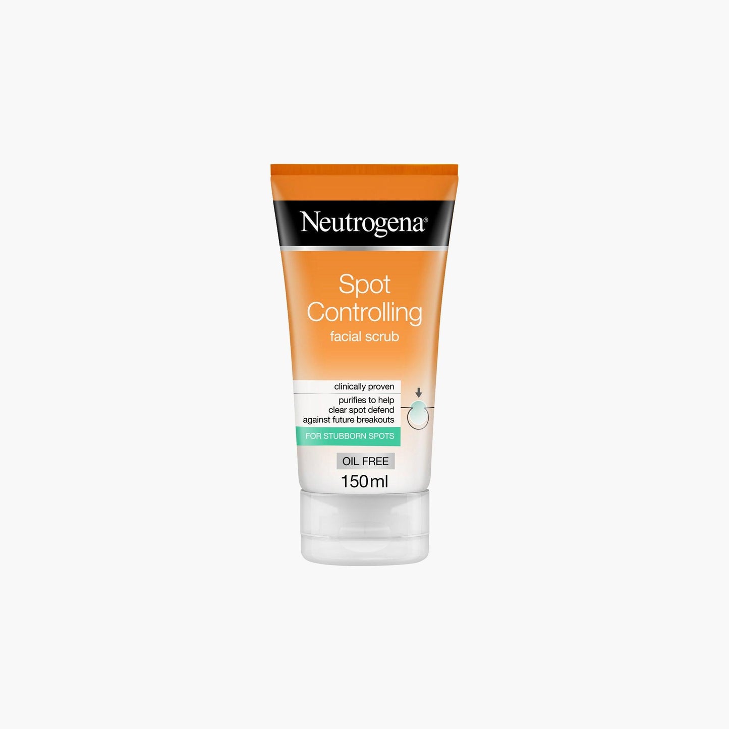 Neutrogena Spot Controlling Facial Scrub 150ml - TheSkinFit