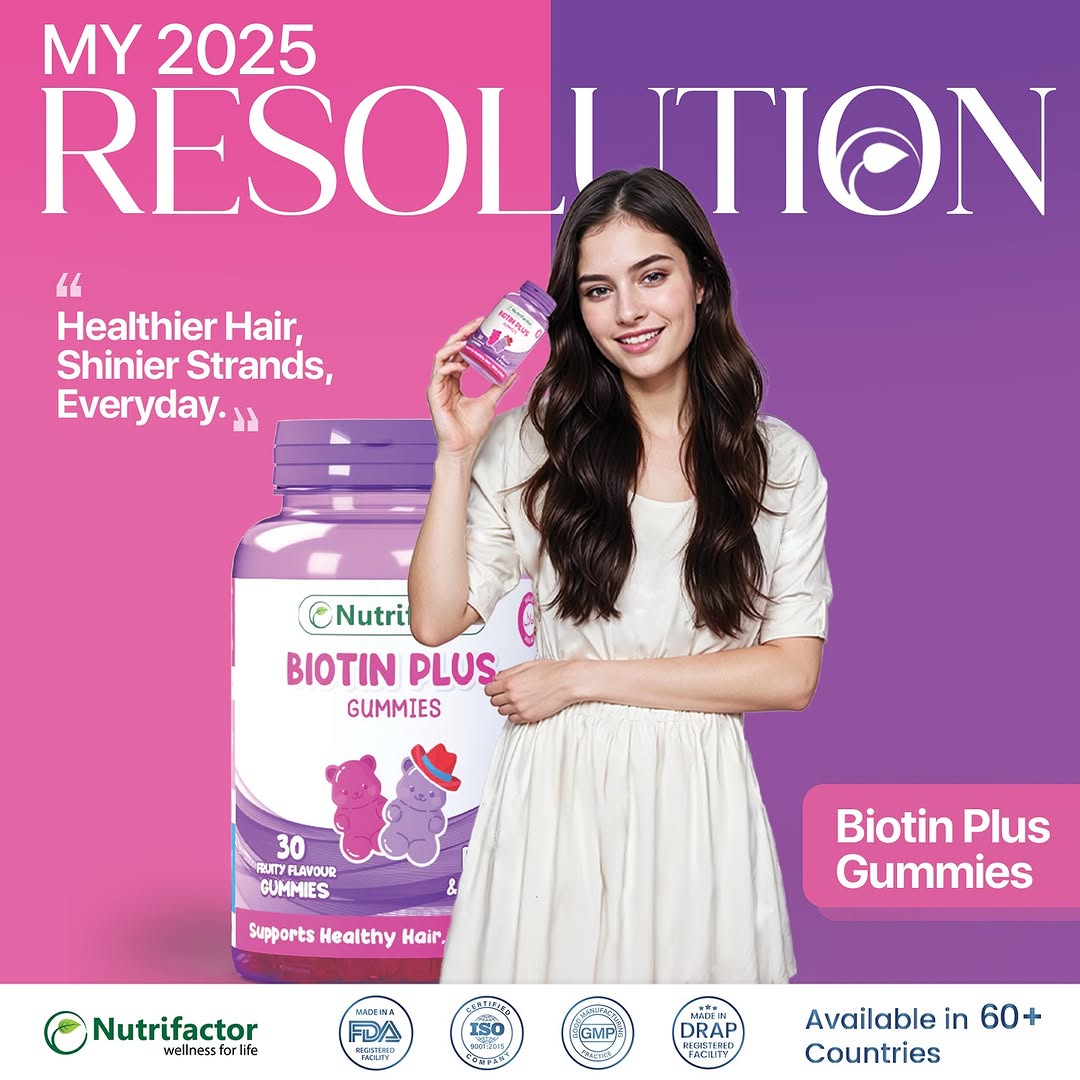 Nutrifactor Biotin Plus Fruity Flavour 30 Gummies