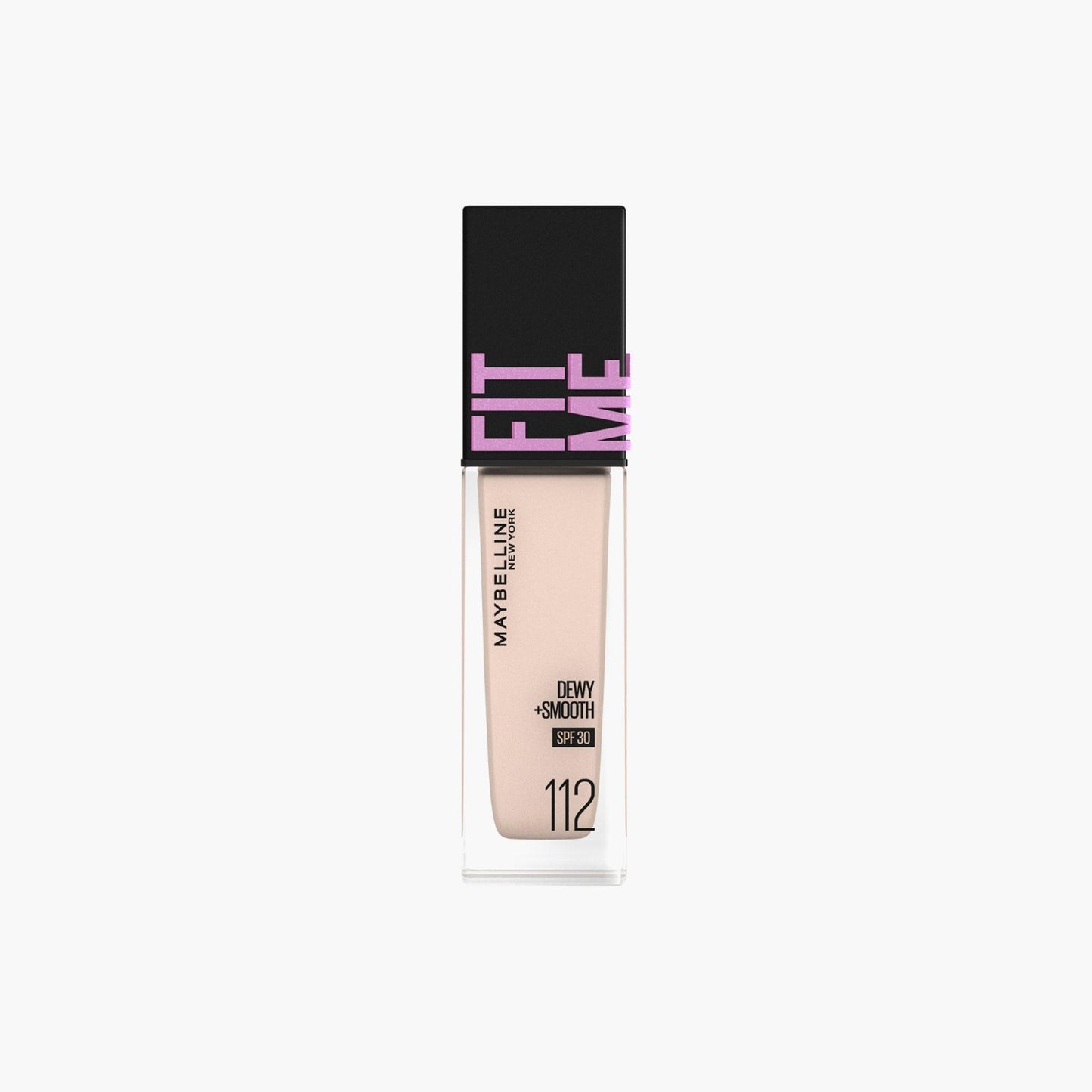 Maybelline New York Fit Me Dewy+Smooth Liquid Foundation SPF 30 112 Natural Ivory 30ml - TheSkinFit
