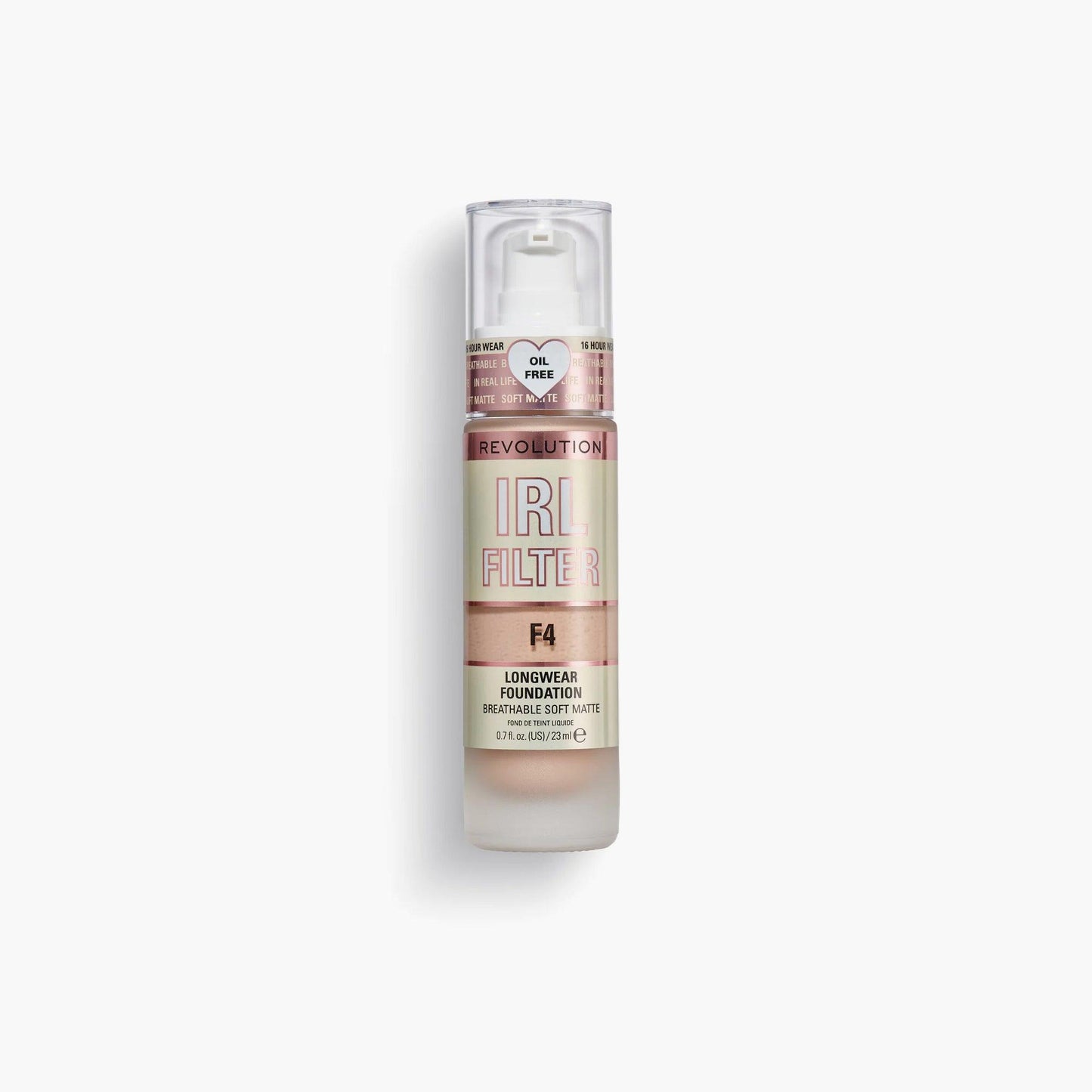 Revolution IRL Filter Longwear Foundation F4 23ml - TheSkinFit