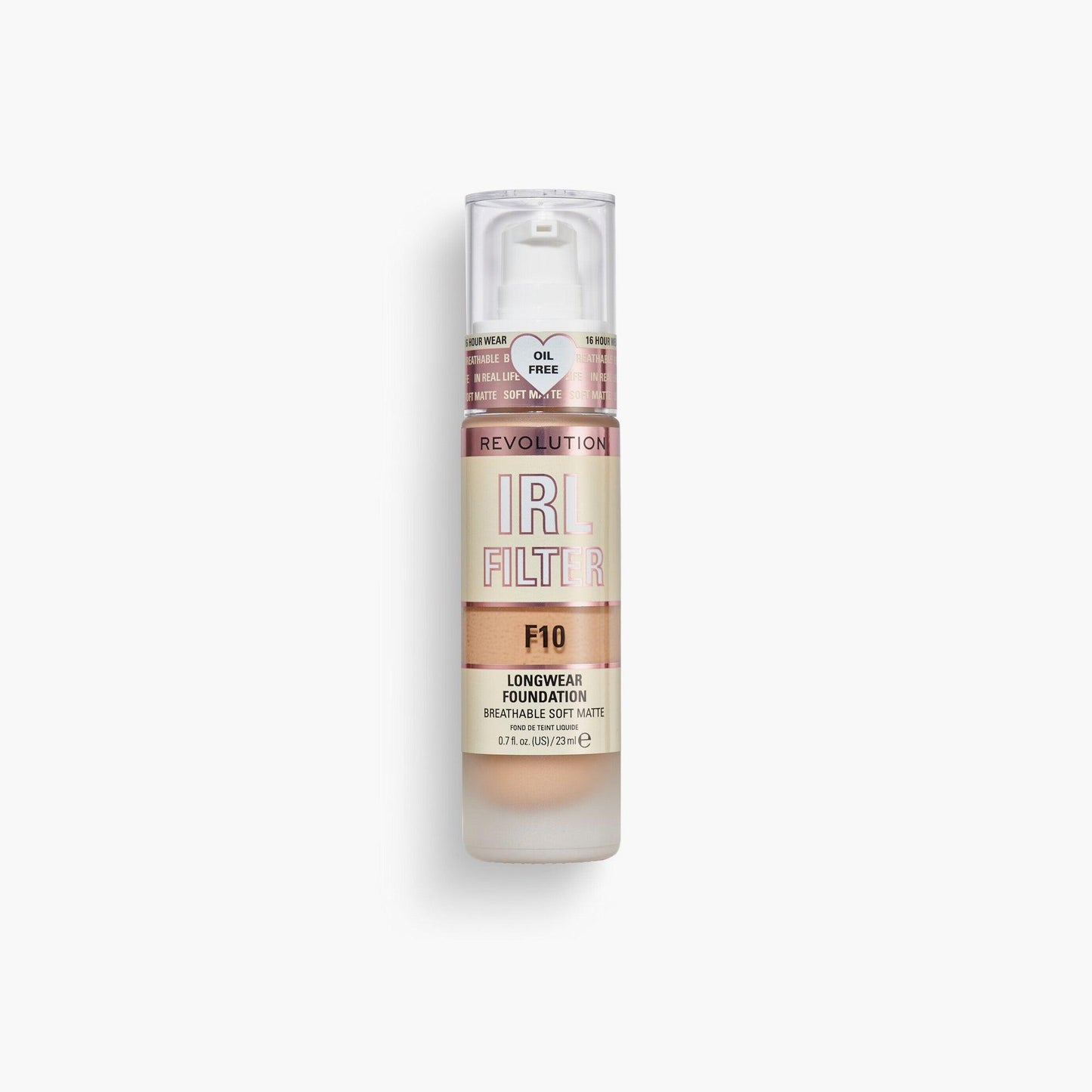 Revolution IRL Filter Longwear Foundation F10 23ml - TheSkinFit