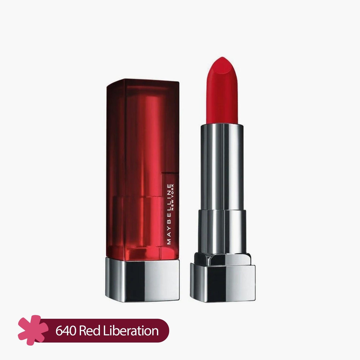 Maybelline Color Sensational The Creamy Mattes Lipstick 640 Red Liberation 3.9gm