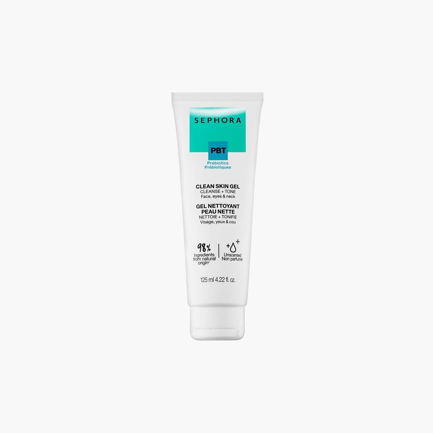 Sephora Prebiotics Clean Skin Gel Cleanse + Tone 125ml - TheSkinFit