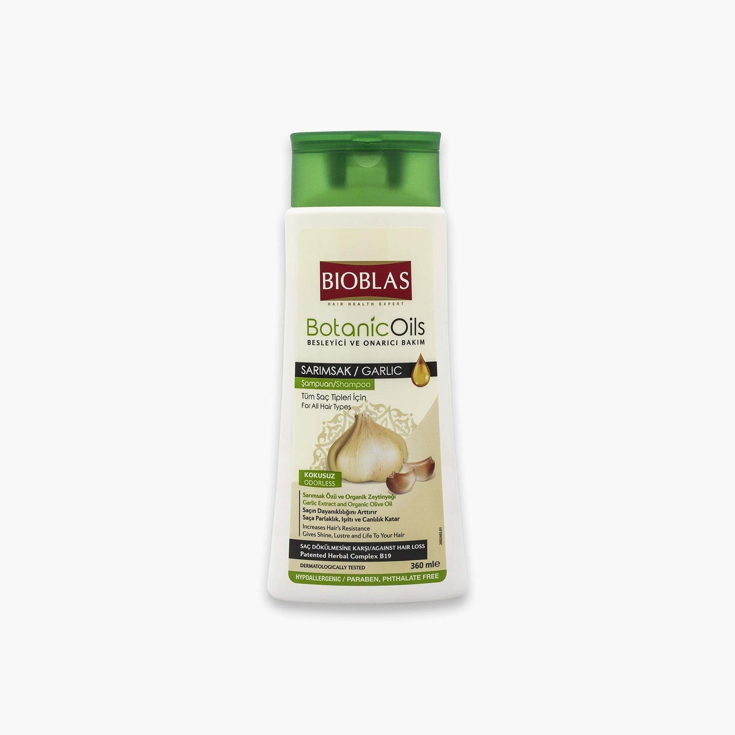 Bioblas Botanic Oils Garlic Shampoo 360ml - TheSkinFit