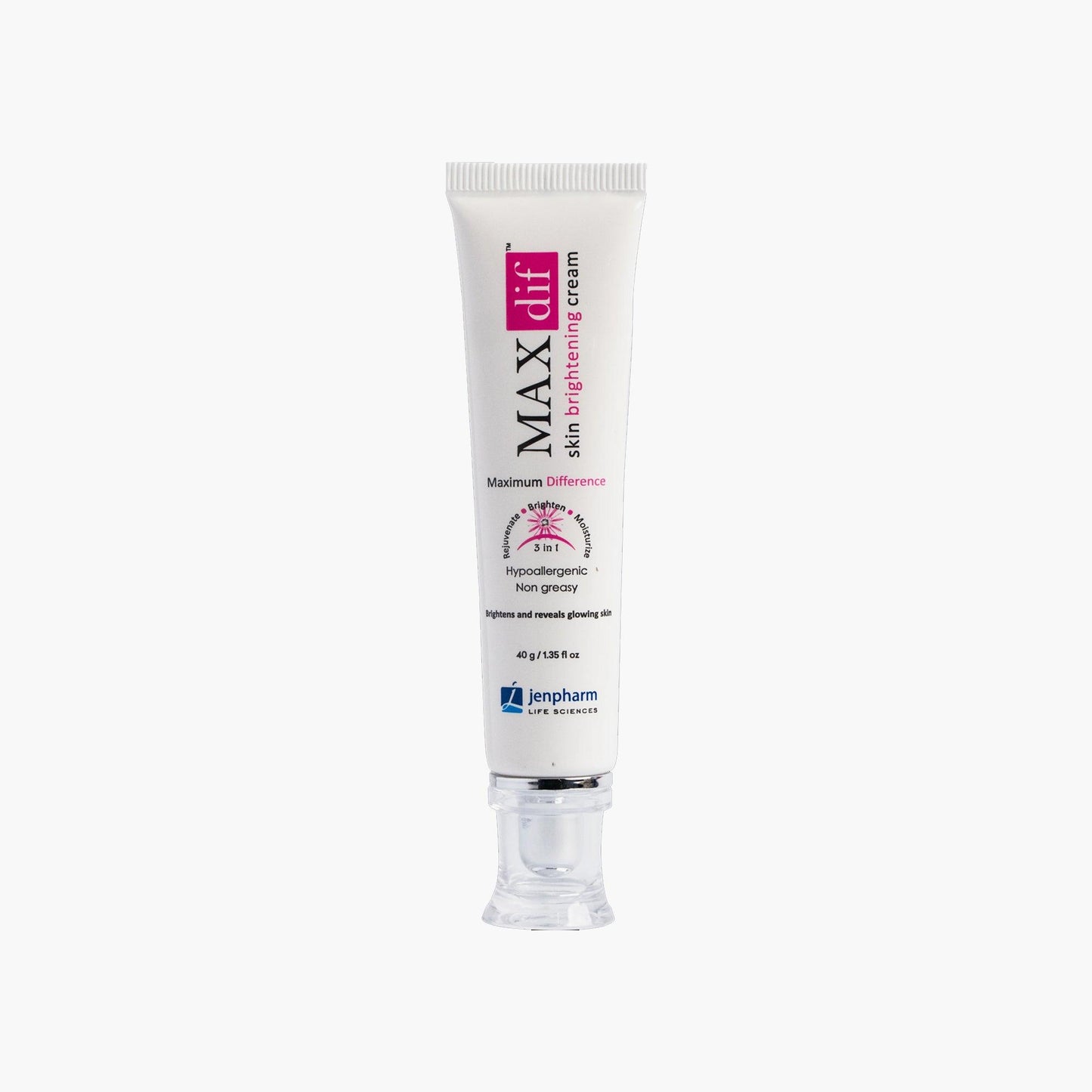 Jenpharm MAXdif Skin Brightening Cream 40gm - TheSkinFit