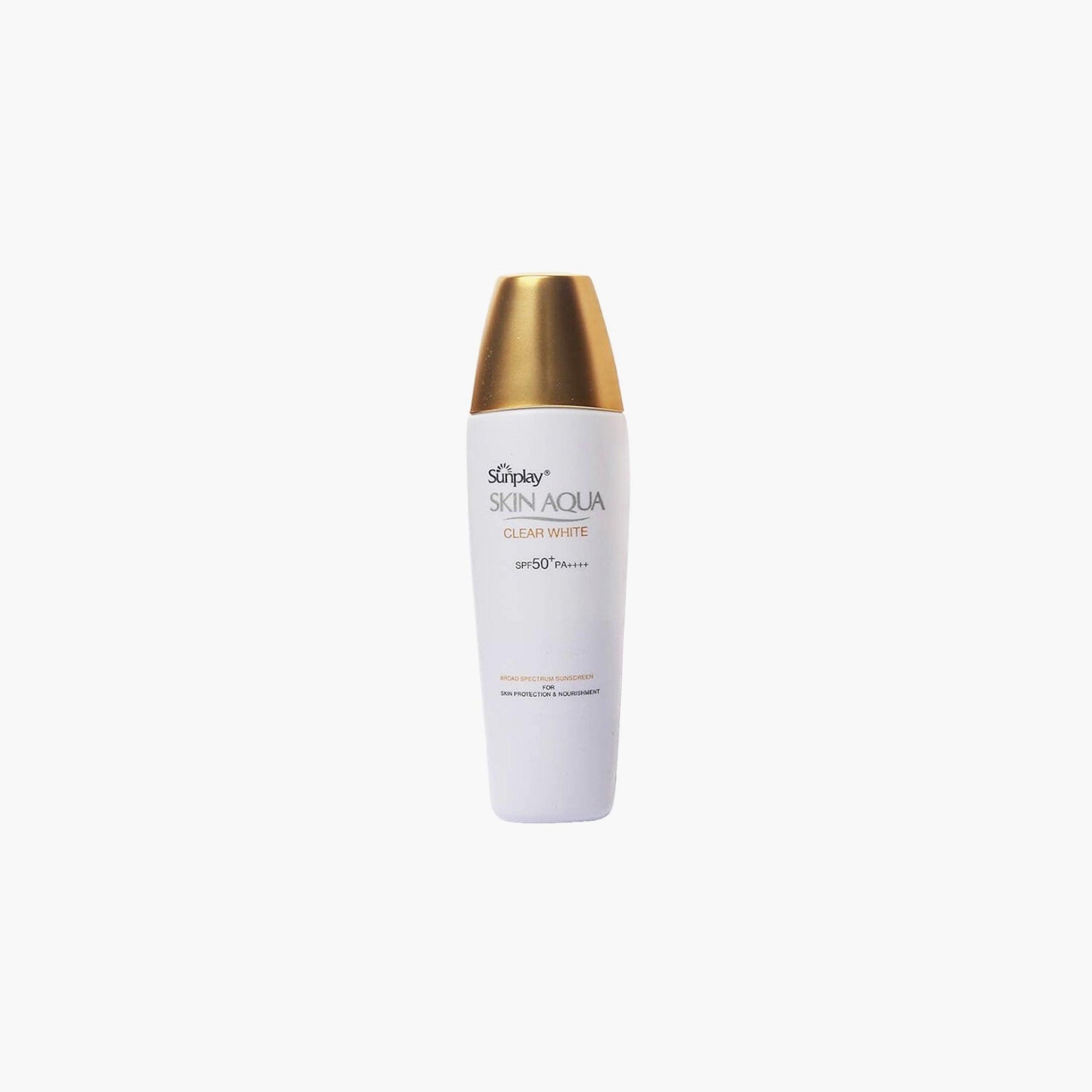 Sunplay Skin Aqua Clear White Sunscreen SPF50+ PA+++ 25gm - TheSkinFit