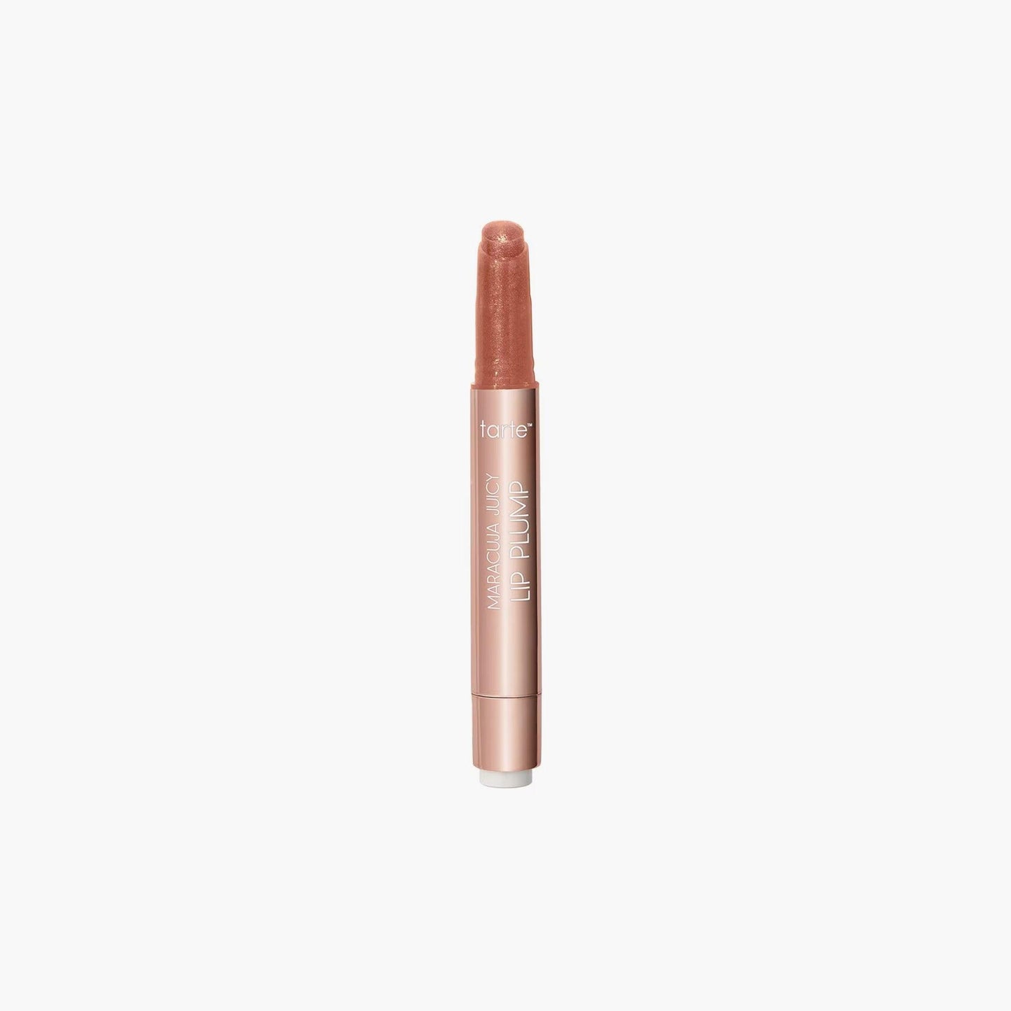 Tarte Maracuja Juicy Lip Plump Shimmer Glass Rosy Copper Shimmer Glass 2.7gm - TheSkinFit