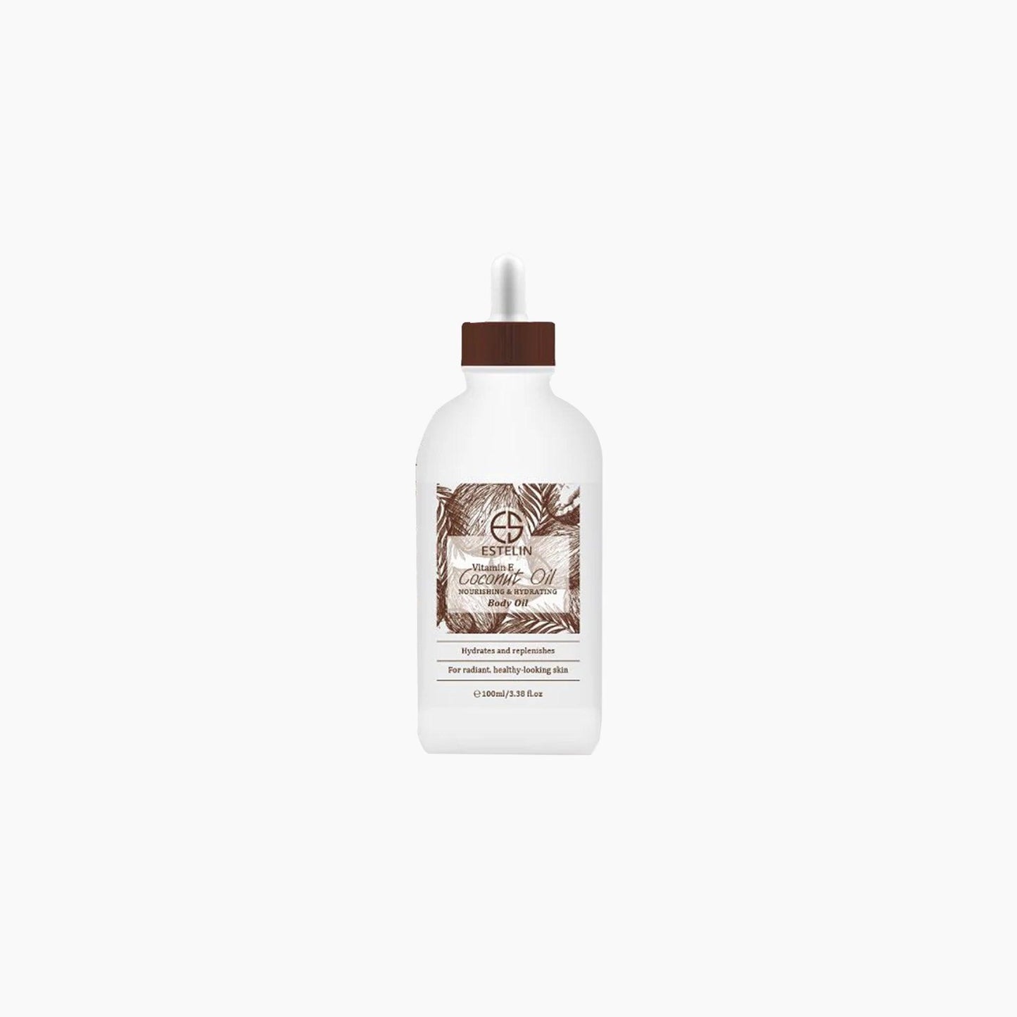 Estelin Vitamin E Coconut Oil Nourishing & Hydrating Body Oil 100ml - TheSkinFit