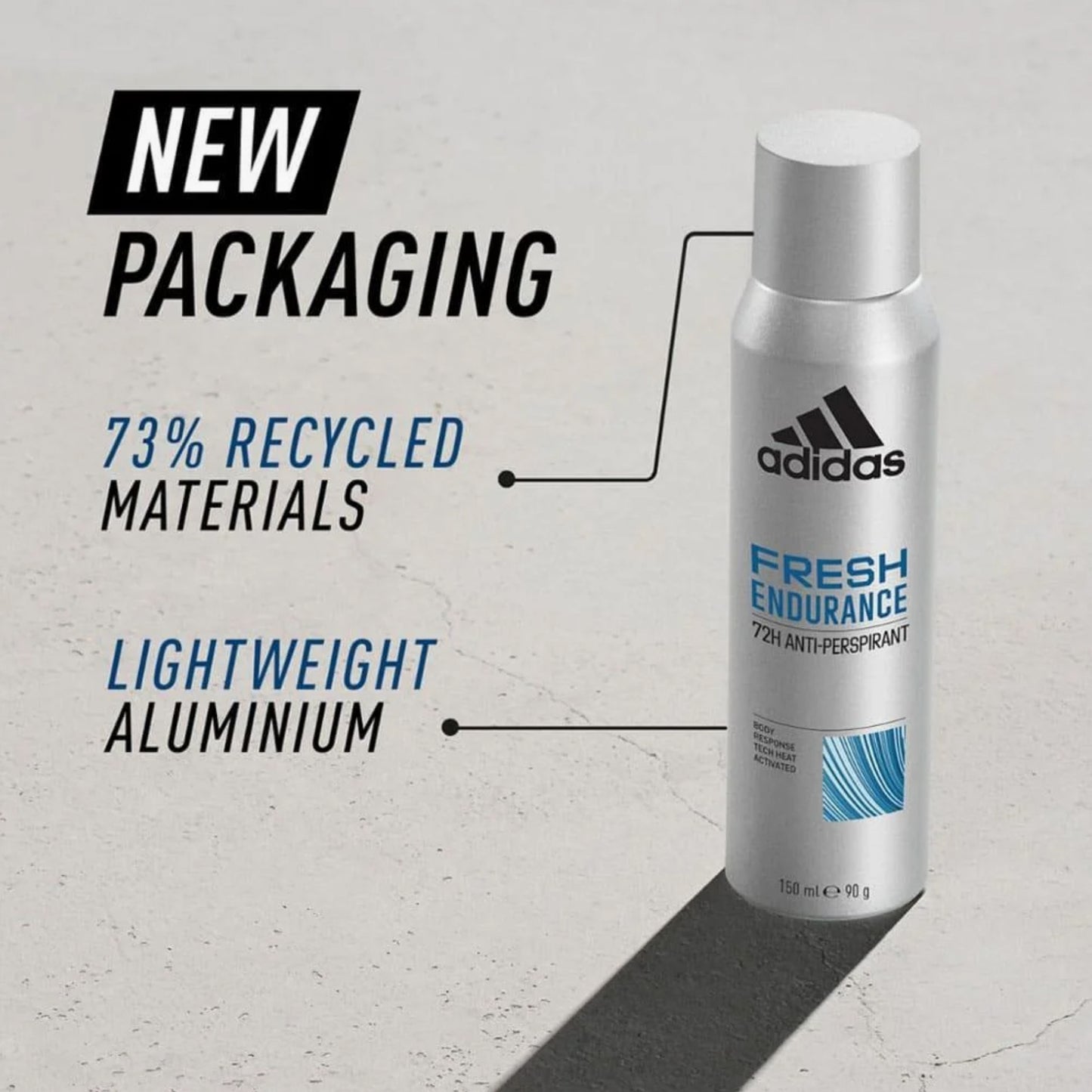 Adidas Fresh Endurance 72H Anti-Perspirant Deodorant 150ml