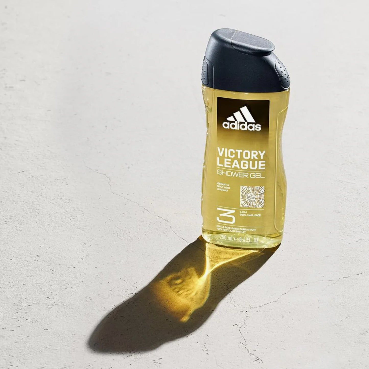 Adidas Victory League Shower Gel 3-In-1 Body Hair Face 250ml