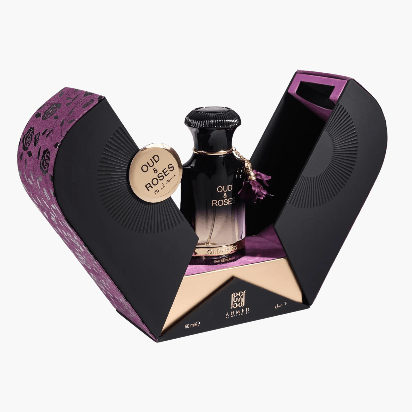 Ahmed Al Maghribi Oud & Rose Unisex Eau De Parfum 60ml