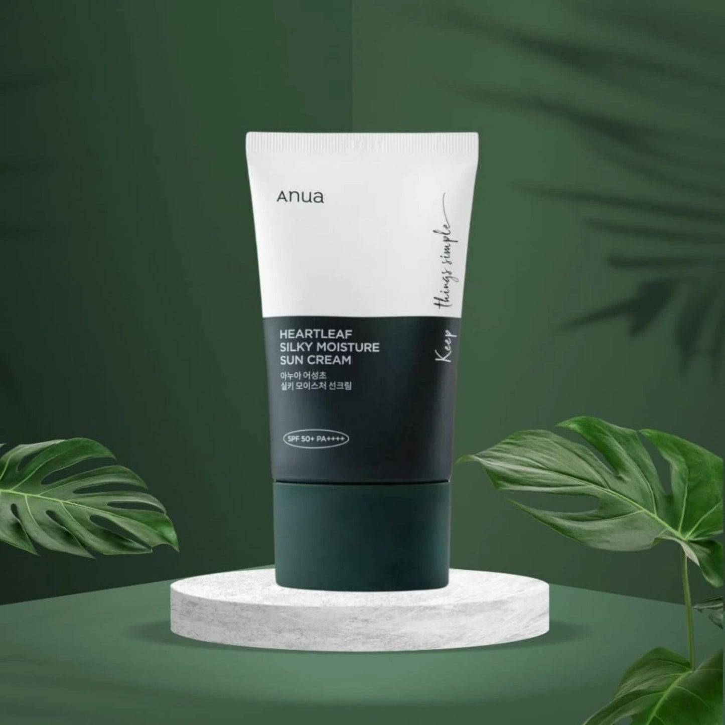 Anua Heartleaf Silky Moisture Sun Cream SPF 50+ PA+++ 50ml
