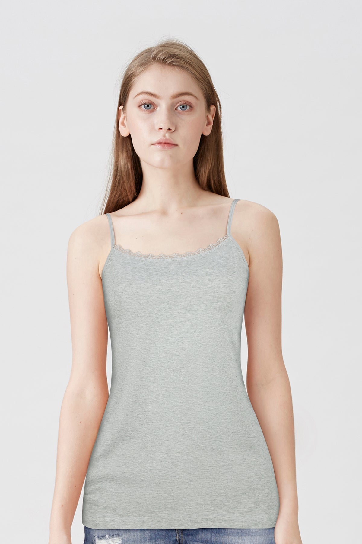 BLS Zifa Stretchable Cotton Camisole Grey