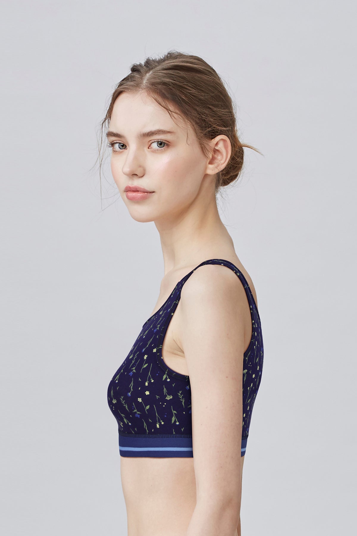 BLS Ariane Non Wired And Non Padded Cotton Crop Top