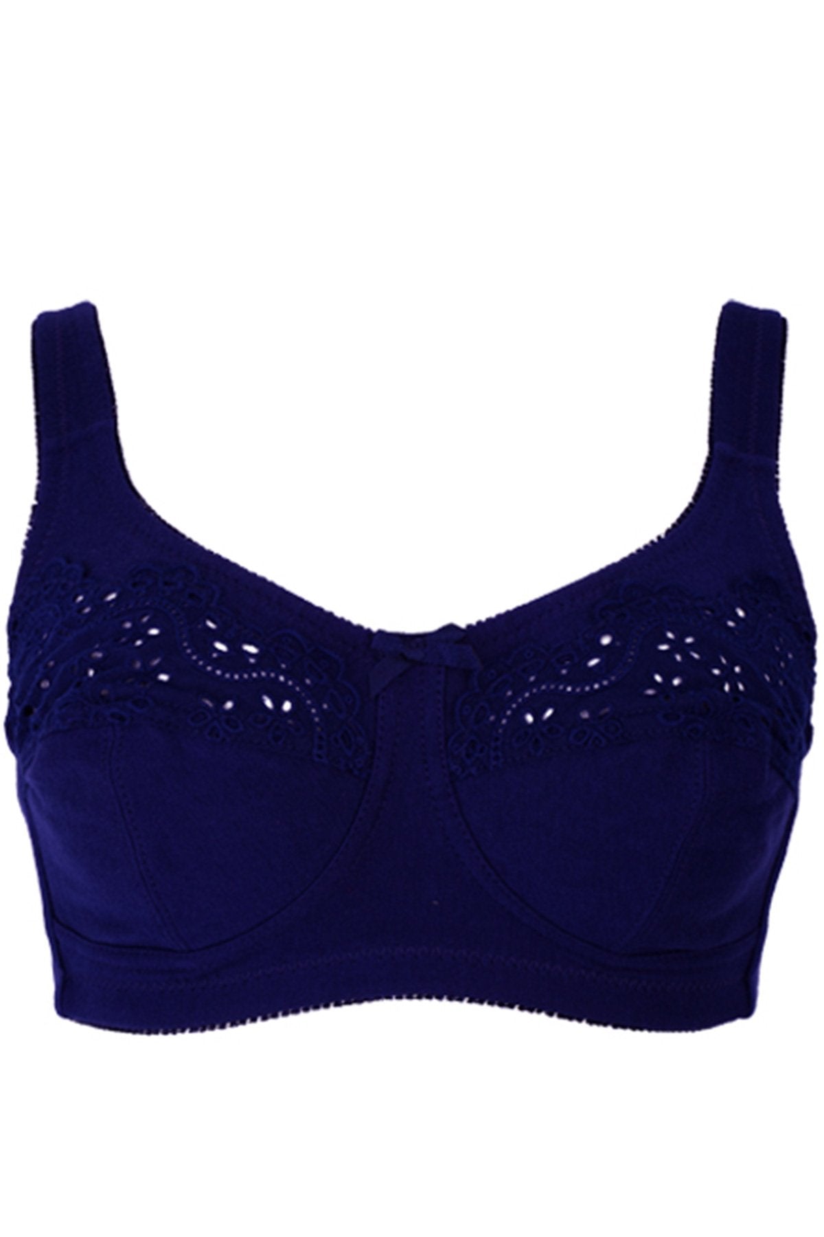BLS Clarise Non Wired And Non Padded Cotton Bra Blue