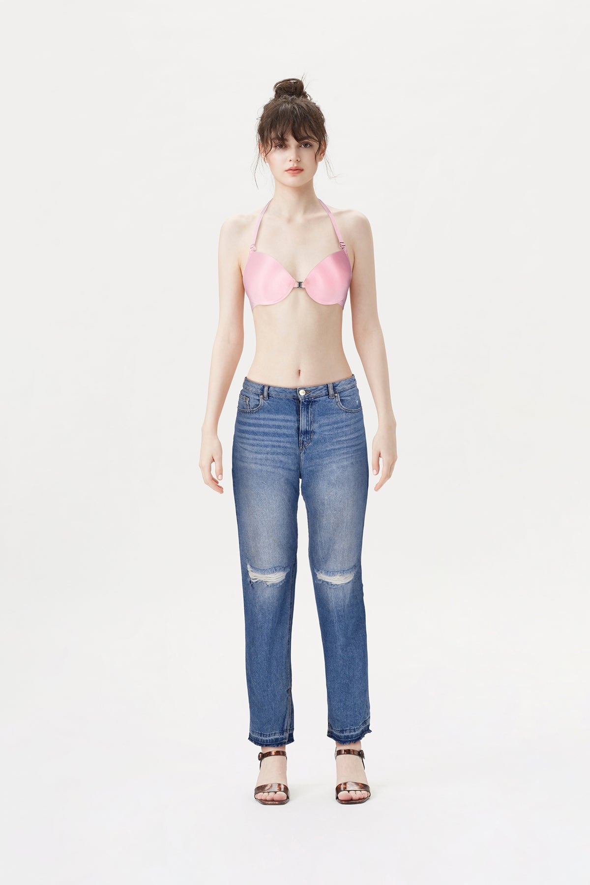 BLS Frida Wired And Pushup Bra Pink