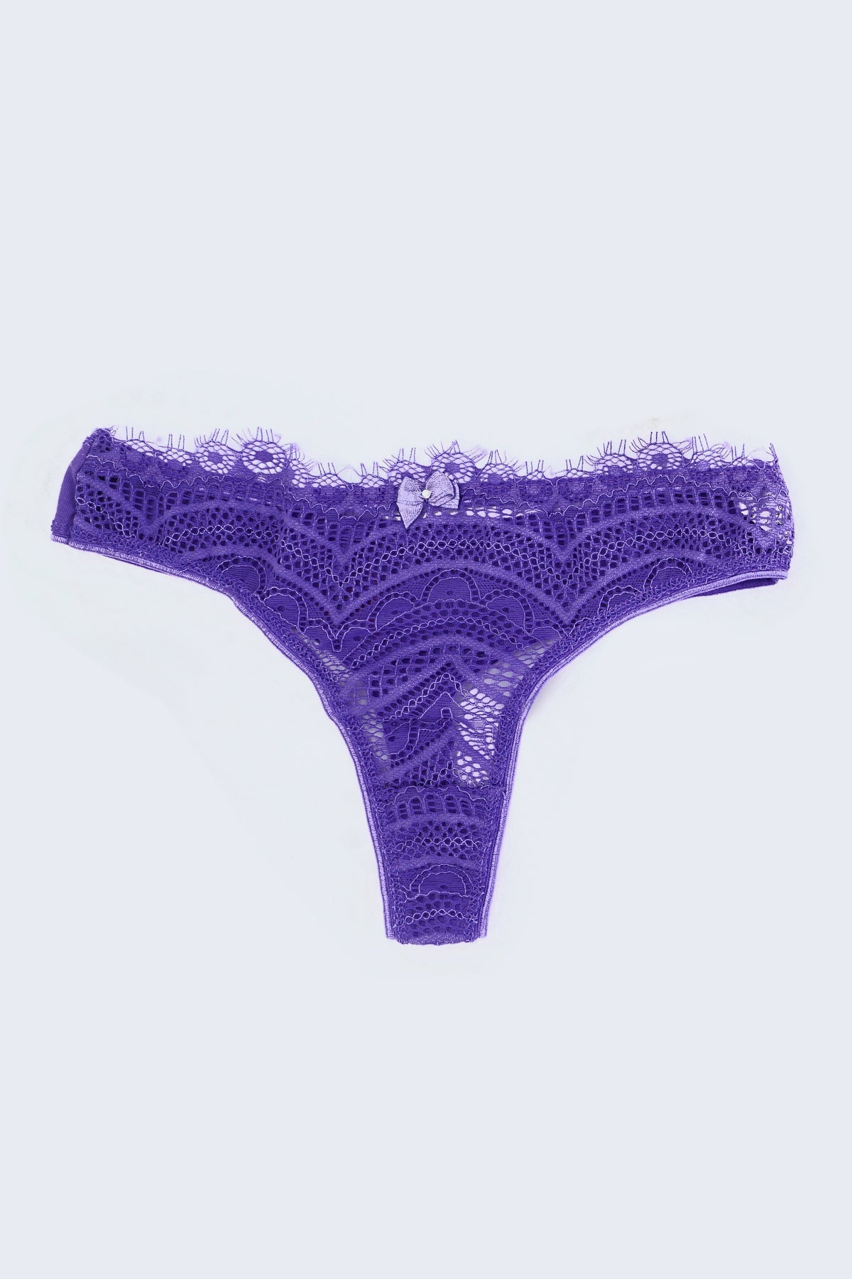 BLS Lenore Lace Thong Salmon