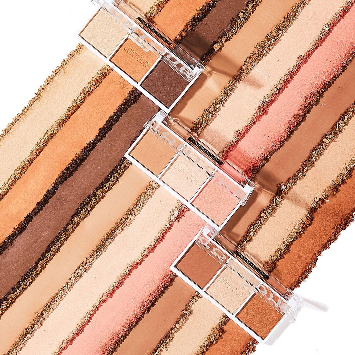 Revolution Relove Colour Play Contour Trio Palette Baked Sugar 6gm