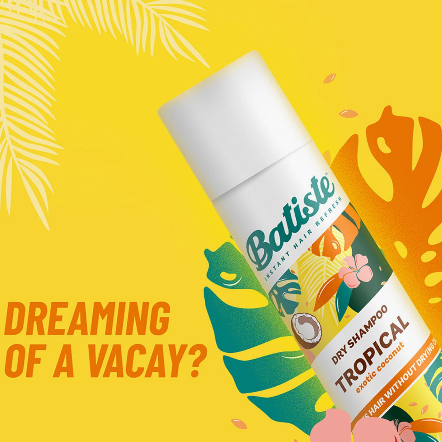 Batiste Dry Shampoo Coconut & Exotic Tropical 50ml