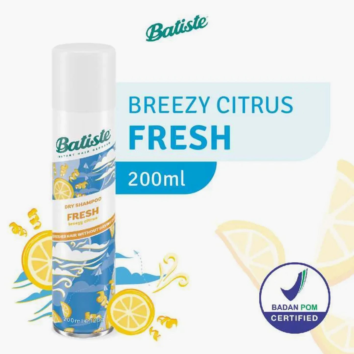 Batiste Dry Shampoo Light & Breezy Fresh 200ml