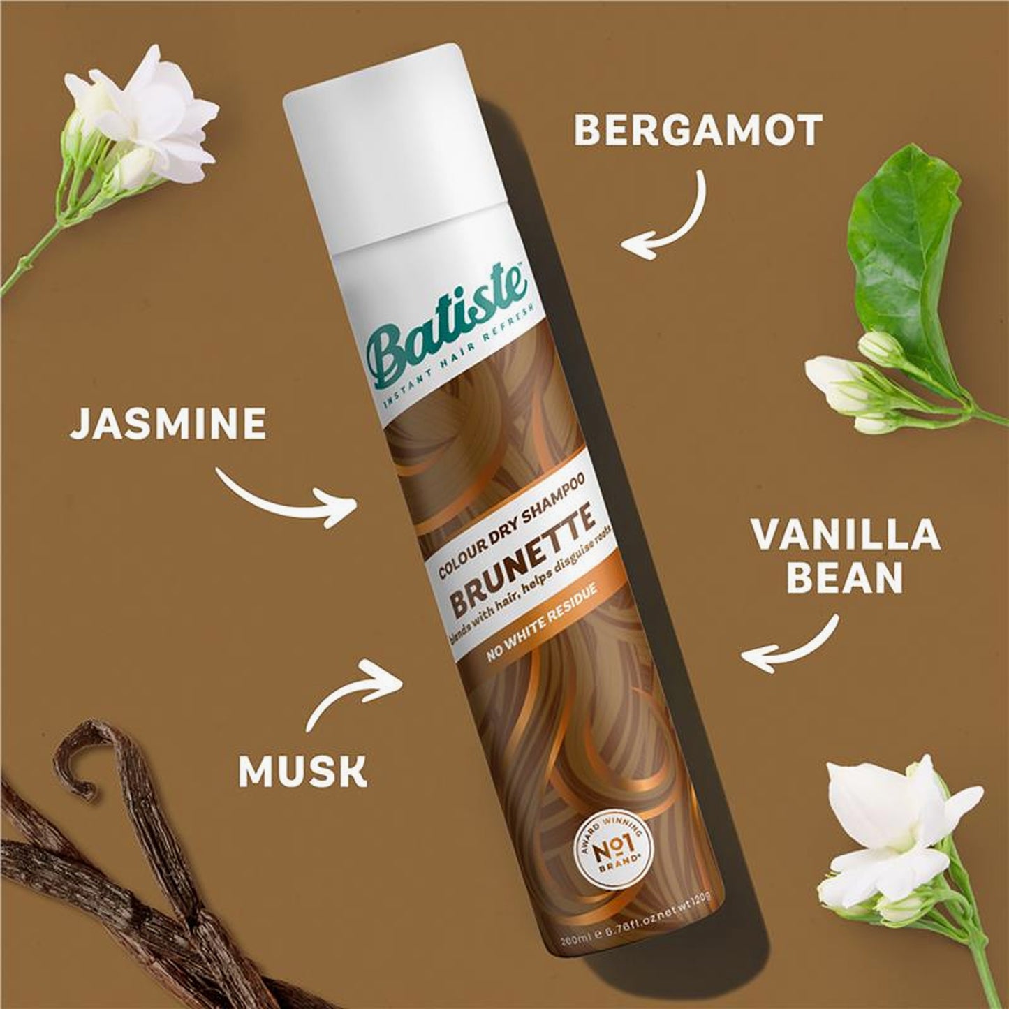 Batiste Dry Shampoo Beautiful Brunette 200ml