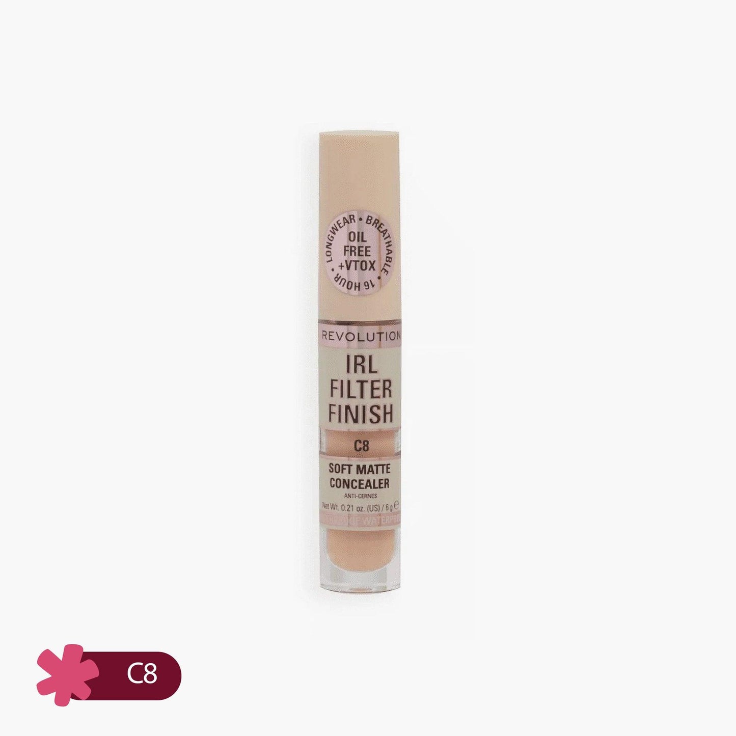 Revolution IRL Filter Finish Soft Matte Concealer C8 6gm