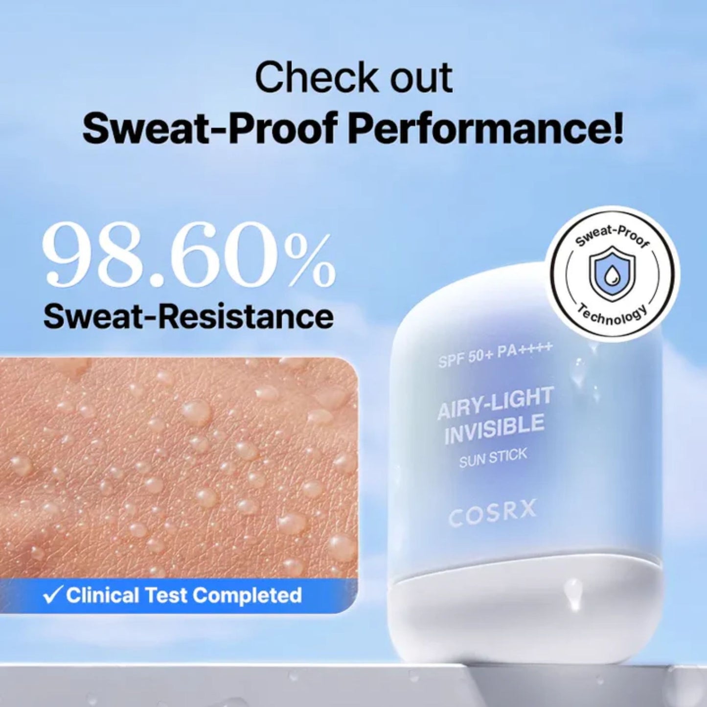 COSRX Airy-Light Invisible Sun Stick SPF50+ PA++++ 19gm