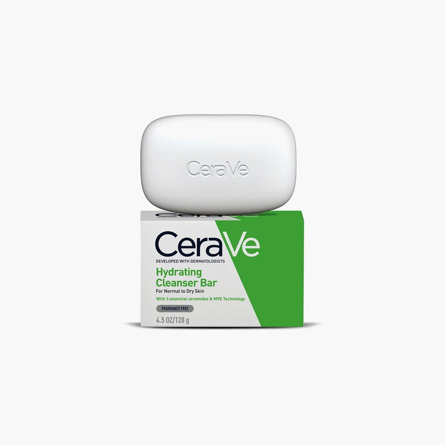 Cerave Hydrating Cleanser Bar For Dry To Normal Skin 128g - TheSkinFit