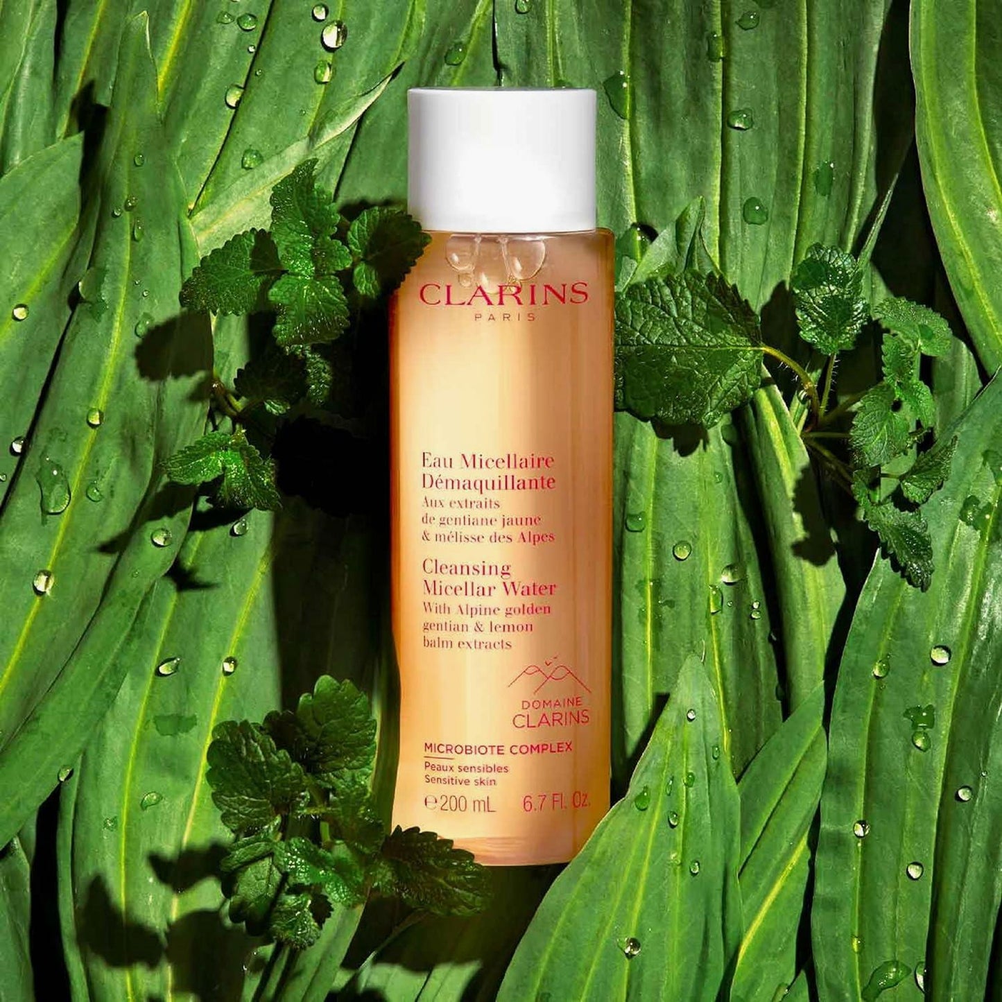 Clarins Cleansing Micellar Water With Alpine Golden Gentian & Lemon Balm Extracts 200ml