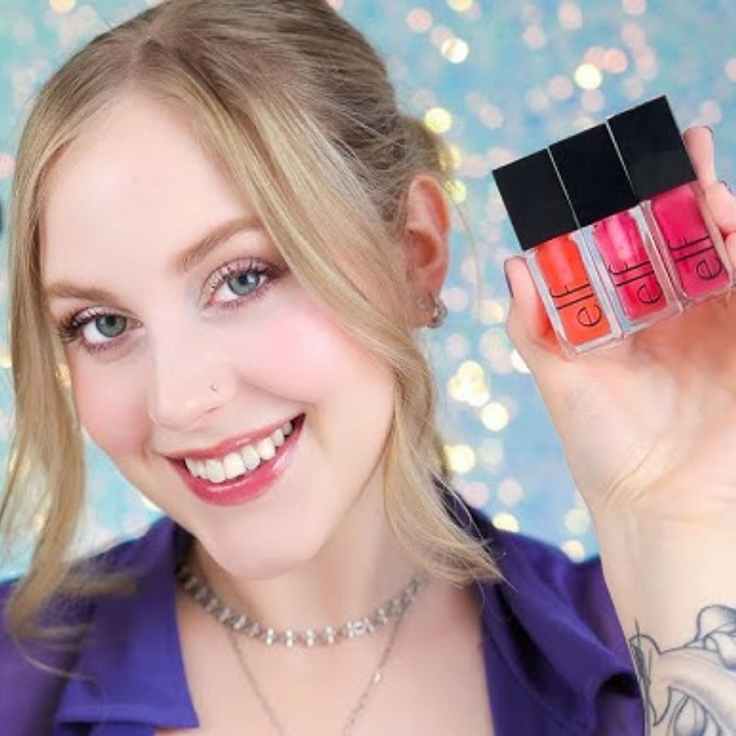 ELF Glow Reviver Lip Oil Rose Envy 7.6ml
