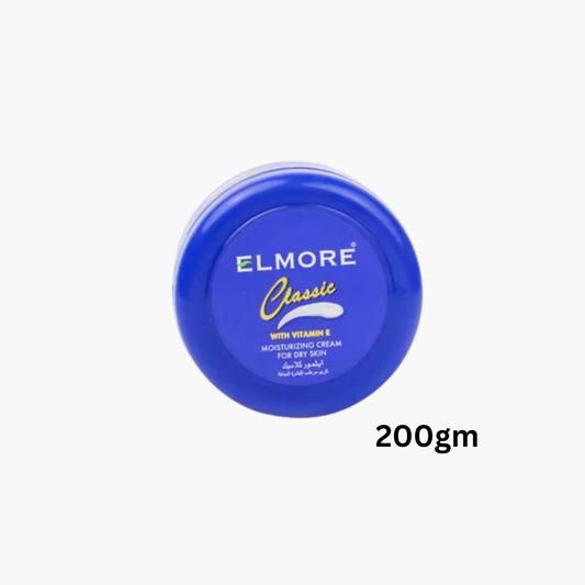 Elmore Classic Moisturizing Cream With Vitamin E For Dry Skin 200gm