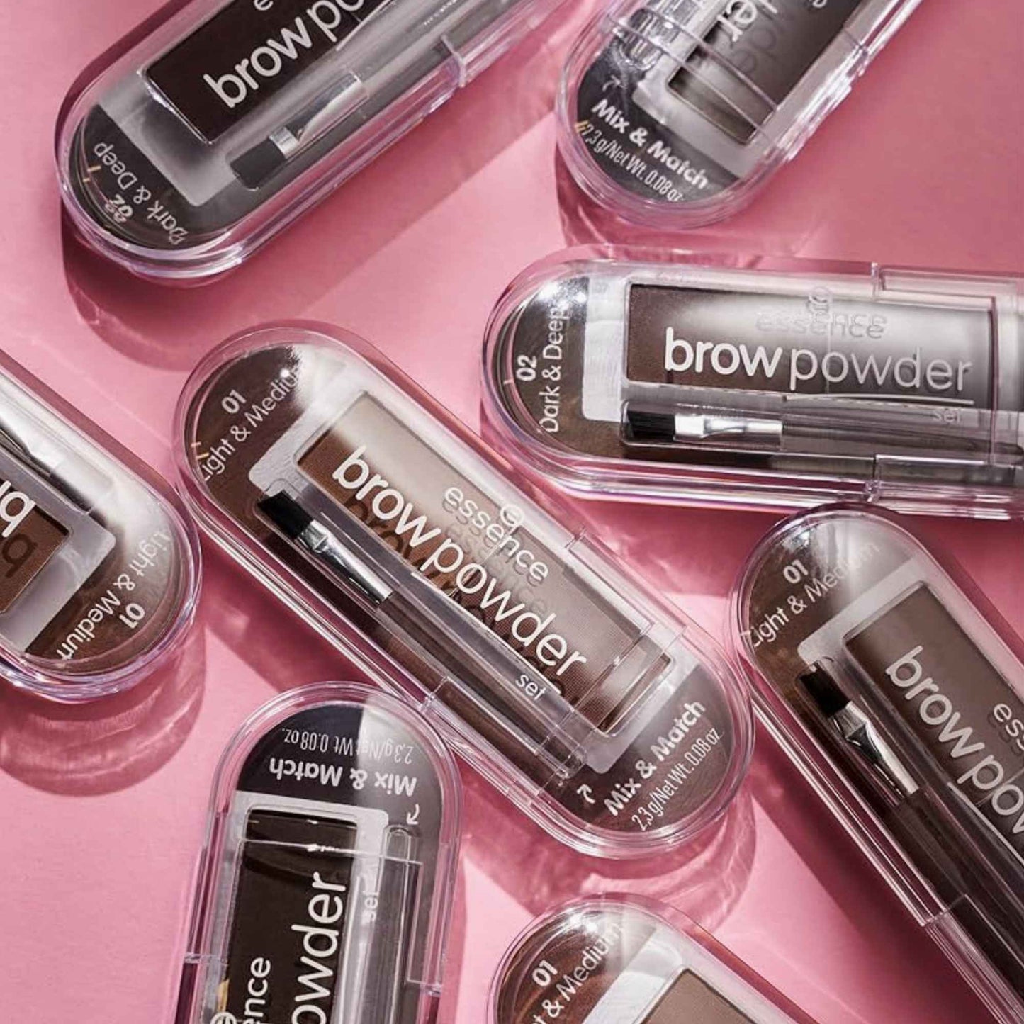 Essence Brow Powder Set Mix & Match 01 Light & Medium 2.3gm
