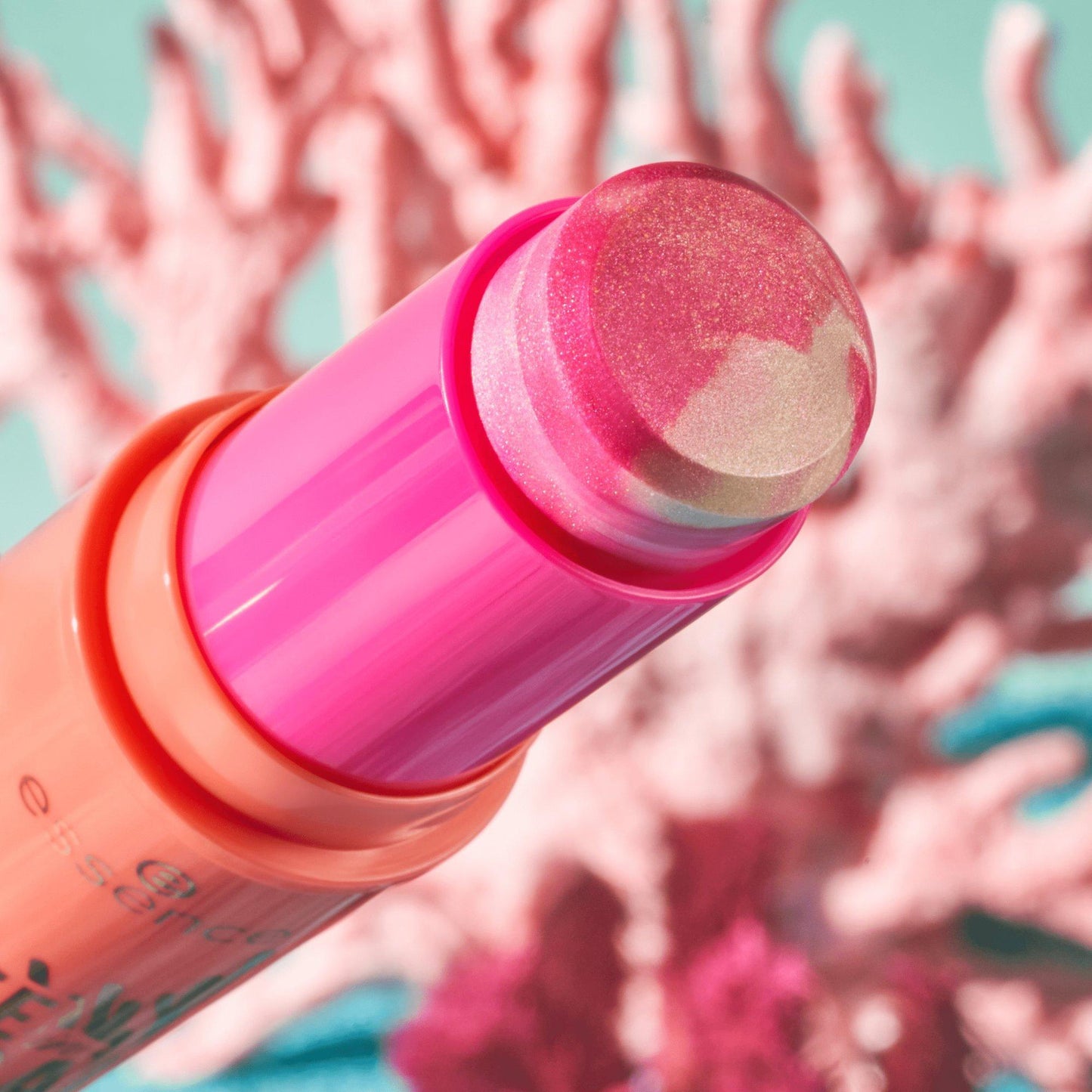 Essence Live Life In Coral Blushlighter Stick 01 Glowing' Coral Tastic, Baby! 7gm