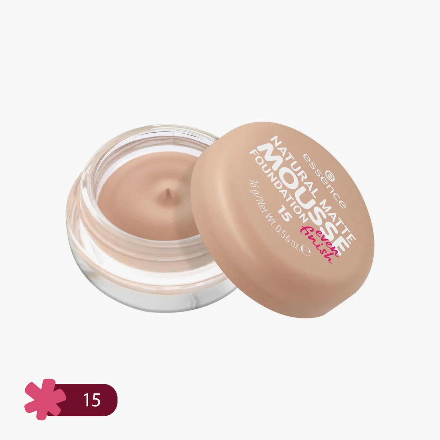 Essence Natural Matte Mousse Foundation Even Finish 15 16gm