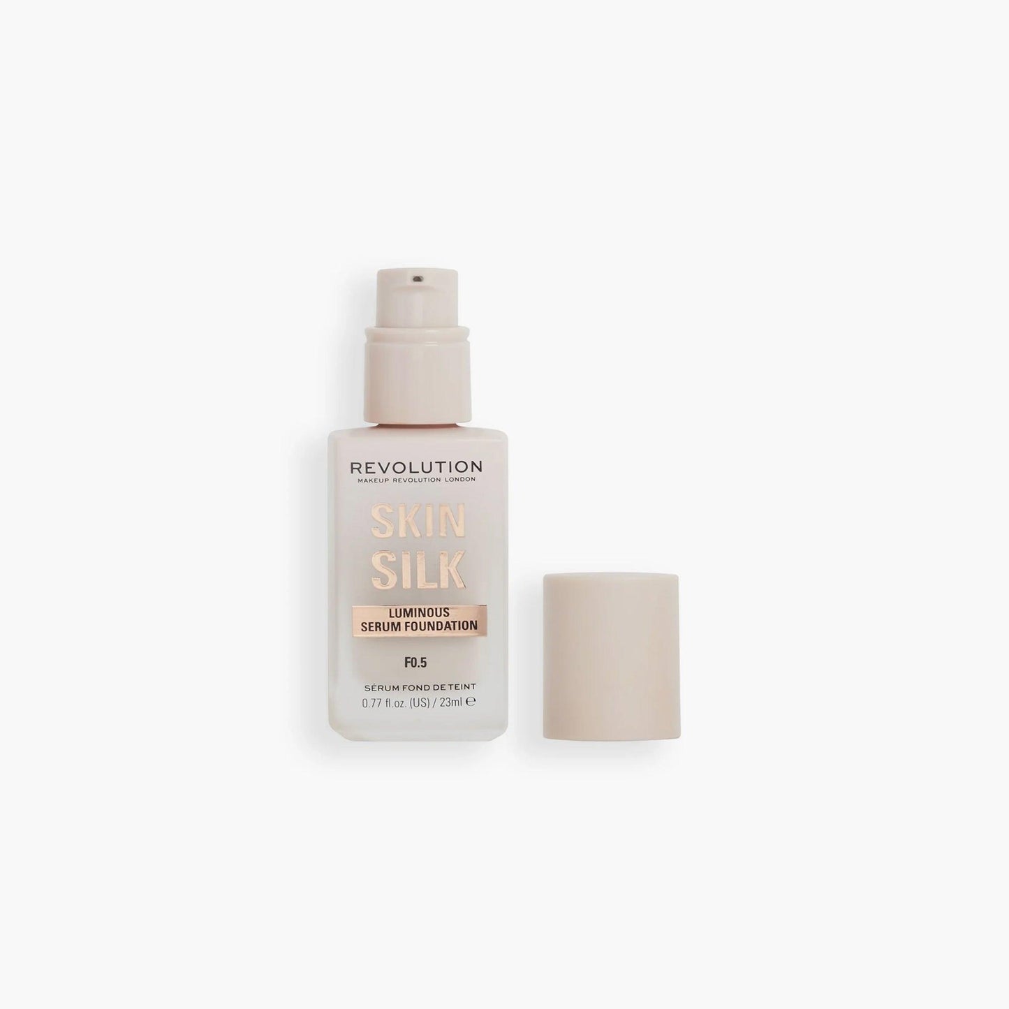 Revolution Skin Silk Luminous Serum Foundation F0.5 23ml - TheSkinFit