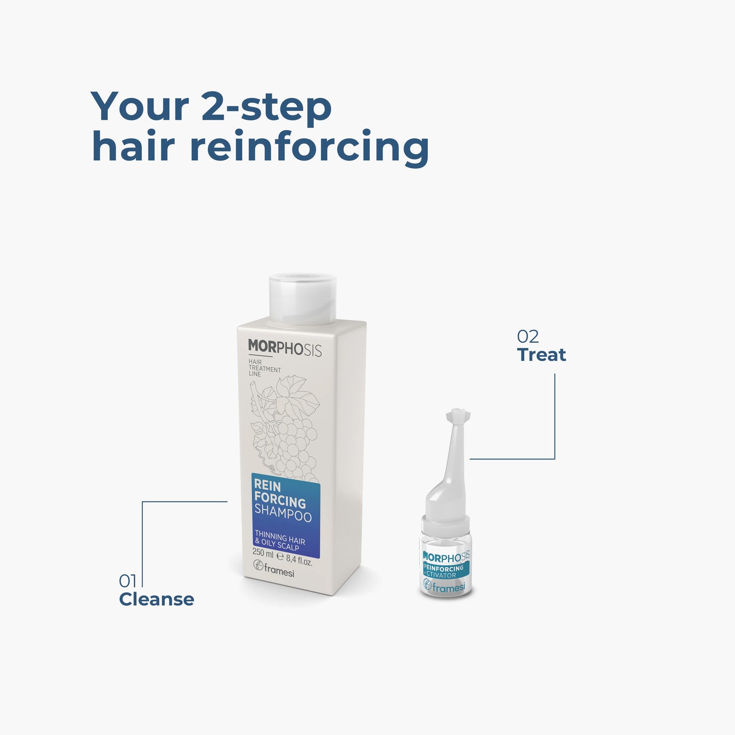 Framesi Morphosis Reinforcing Activator For Thinning Hair & Oily Scalp 7ml
