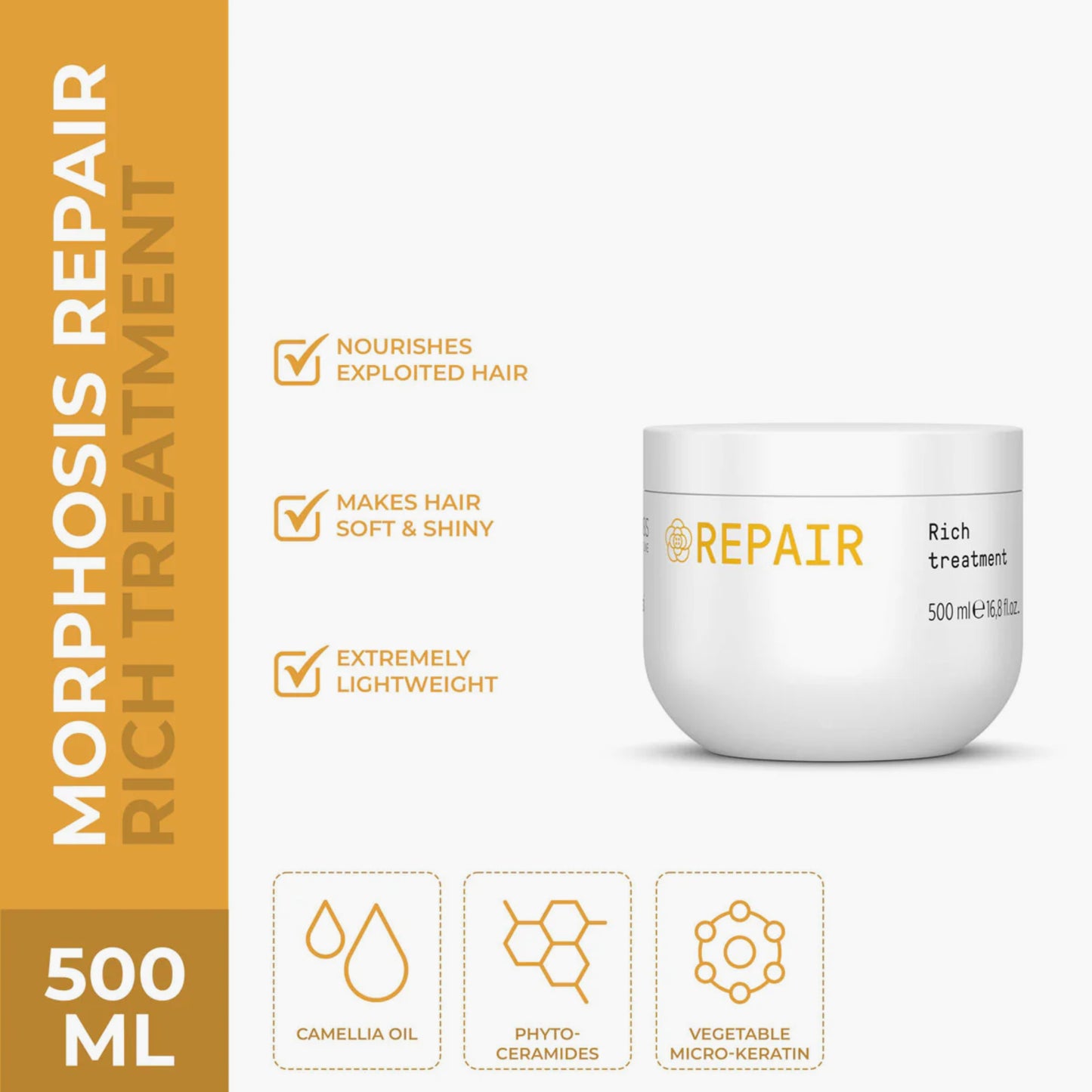 Framesi Morphosis Repair Rich Treatment Mask 500ml