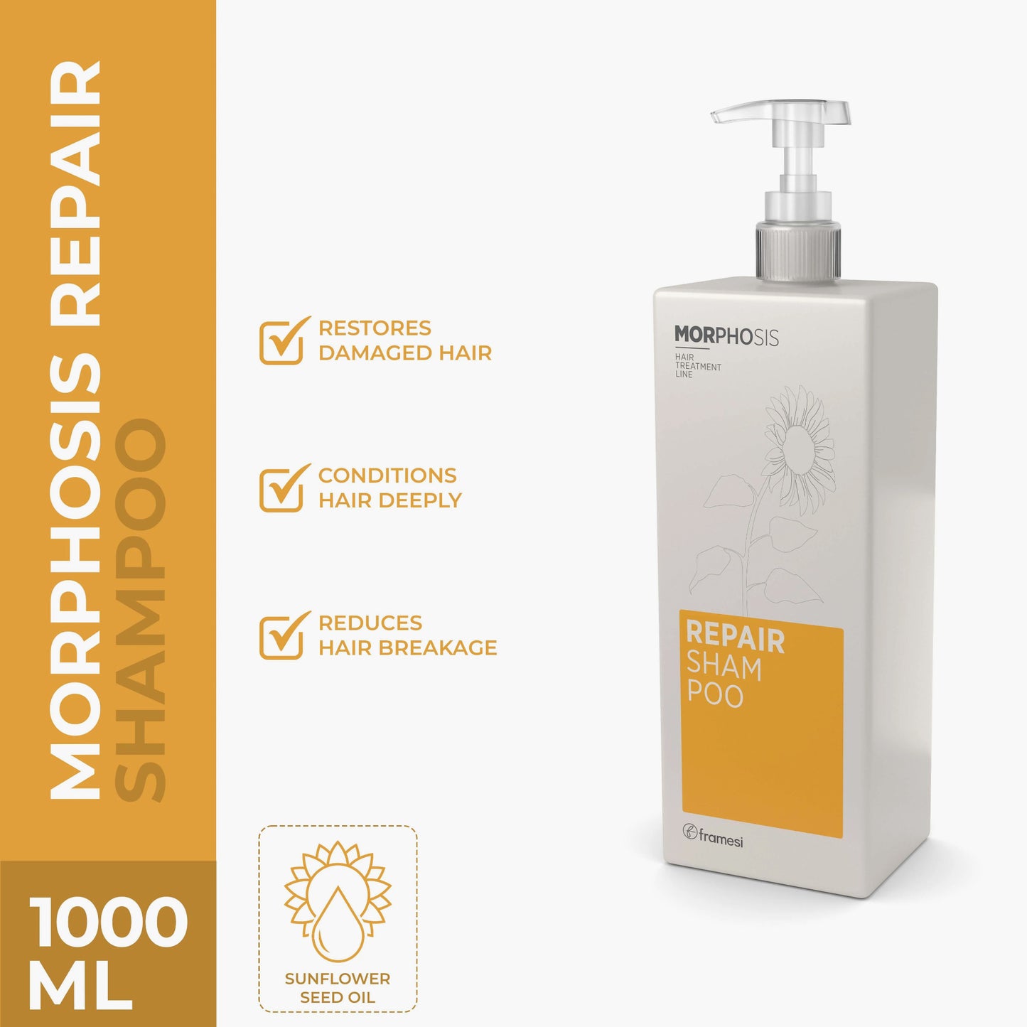 Framesi Morphosis Repair Shampoo 1000ml