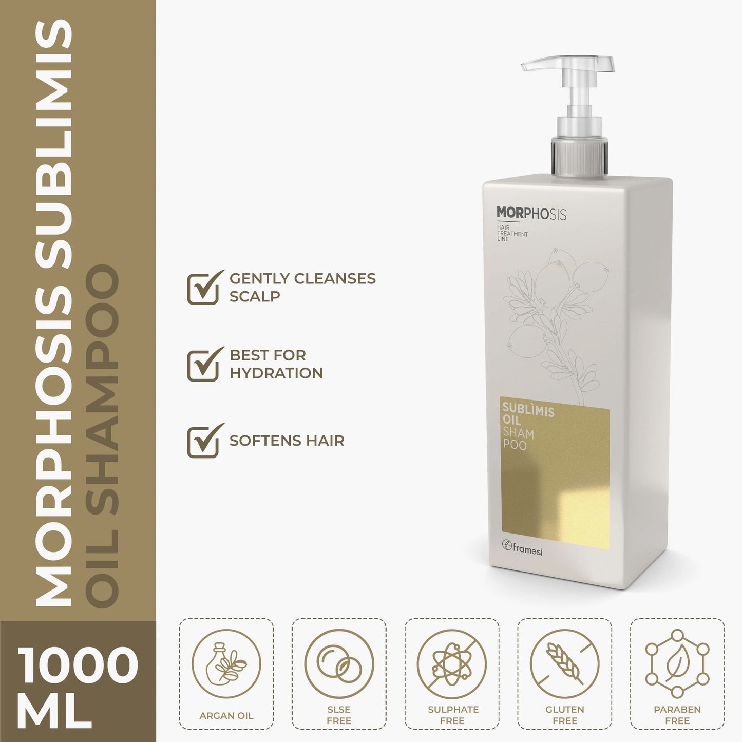 Framesi Morphosis Sublimis Oil Shampoo 1000ml